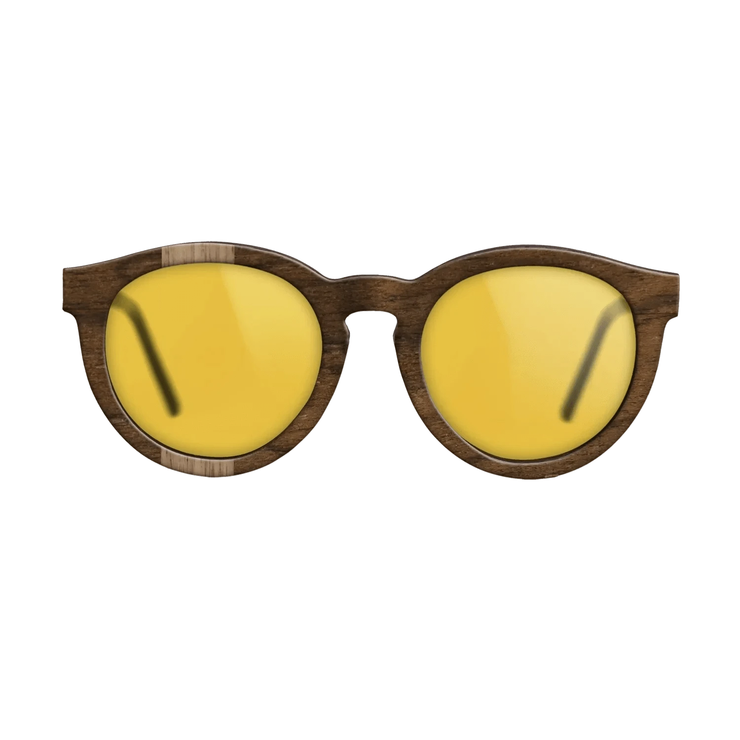 Walnut: Straight Grain,Ziricote Dark Quartered: Splice - The Rebel - Round - 1583 - SIRIS wood optic