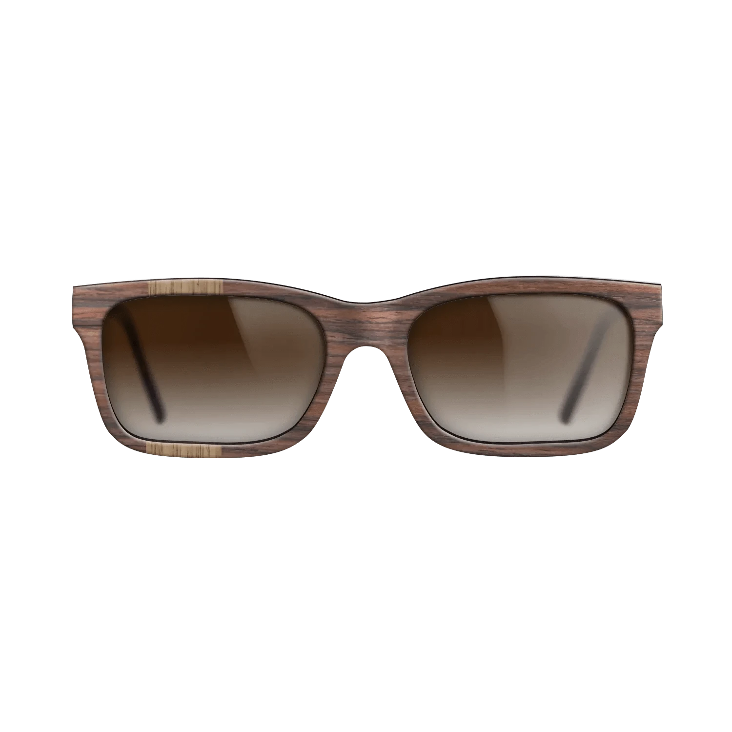 Walnut: Straight Grain,Rosewood Reconstituted: Splice - The Sage - Rectangle - 1840 - SIRIS wood optic