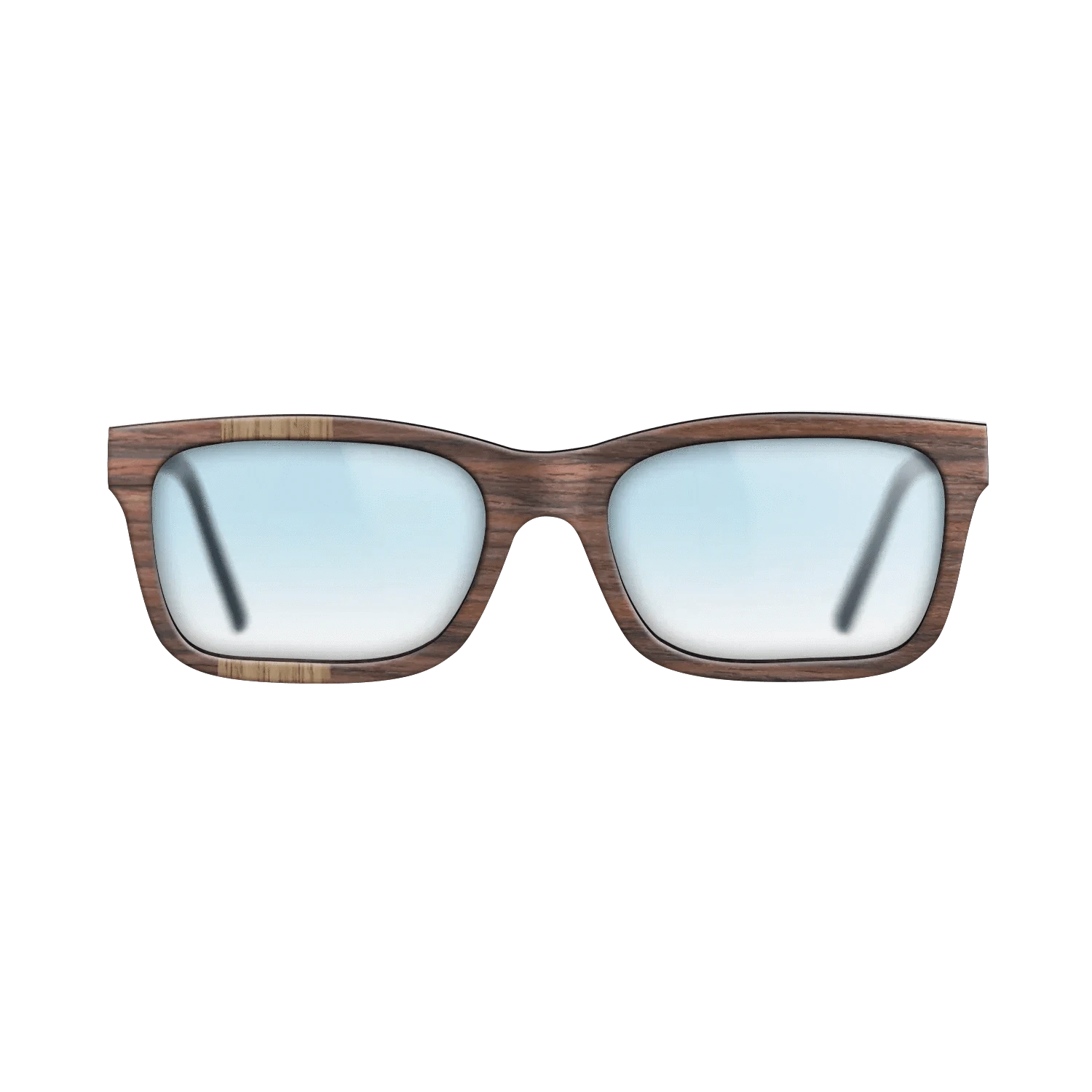 Walnut: Straight Grain,Rosewood Reconstituted: Splice - The Sage - Rectangle - 1840 - SIRIS wood optic