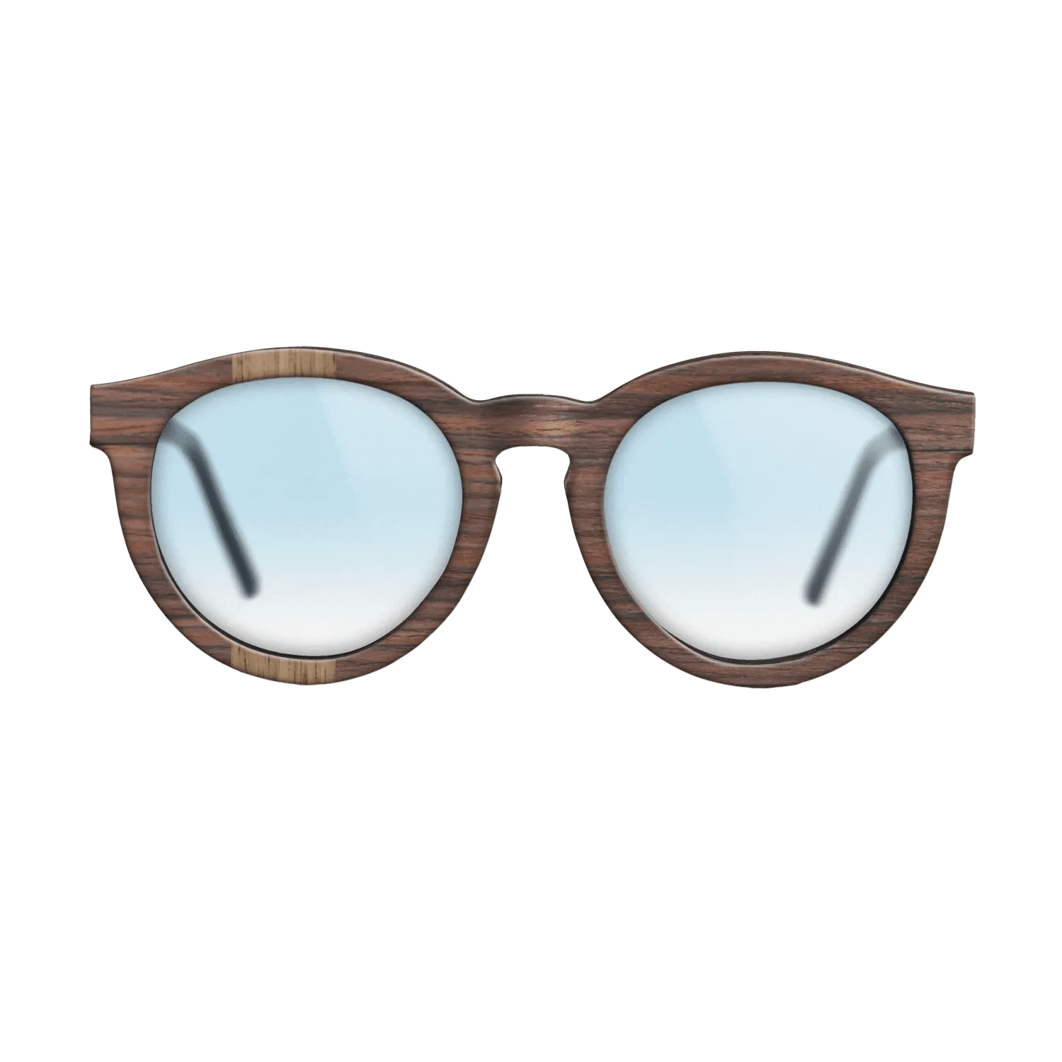Walnut: Straight Grain,Rosewood Reconstituted: Splice - The Rebel - Round - 1840 - SIRIS wood optic