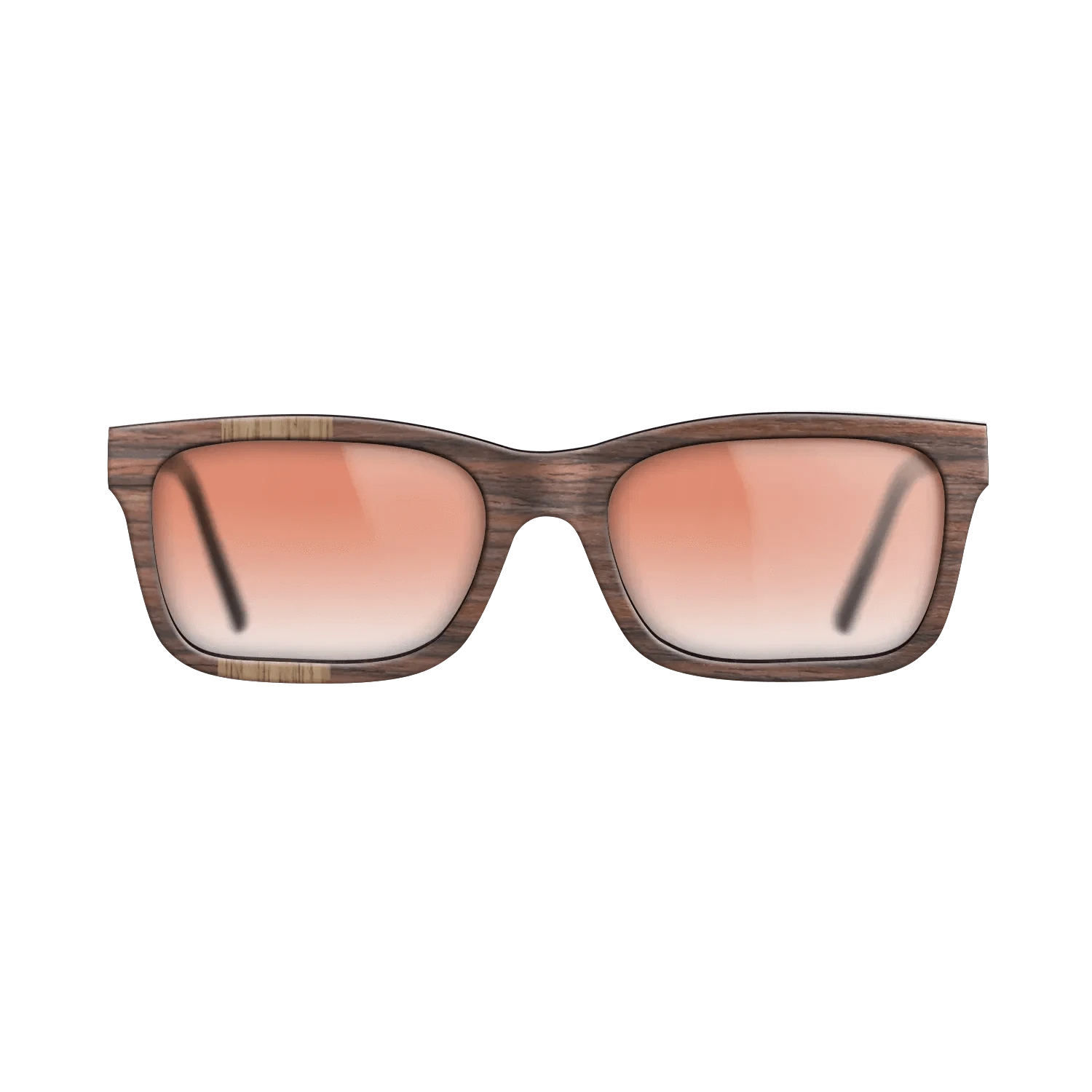 Walnut: Straight Grain,Rosewood Reconstituted: Splice - The Sage - Rectangle - 1840 - SIRIS wood optic