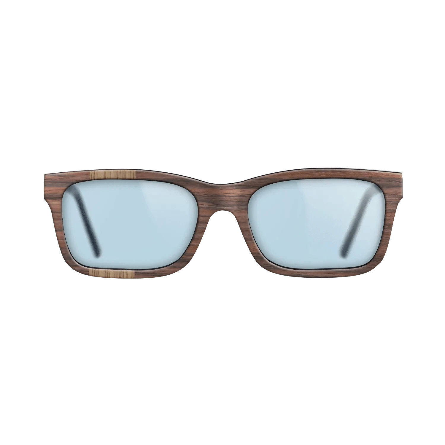 Walnut: Straight Grain,Rosewood Reconstituted: Splice - The Sage - Rectangle - 1840 - SIRIS wood optic