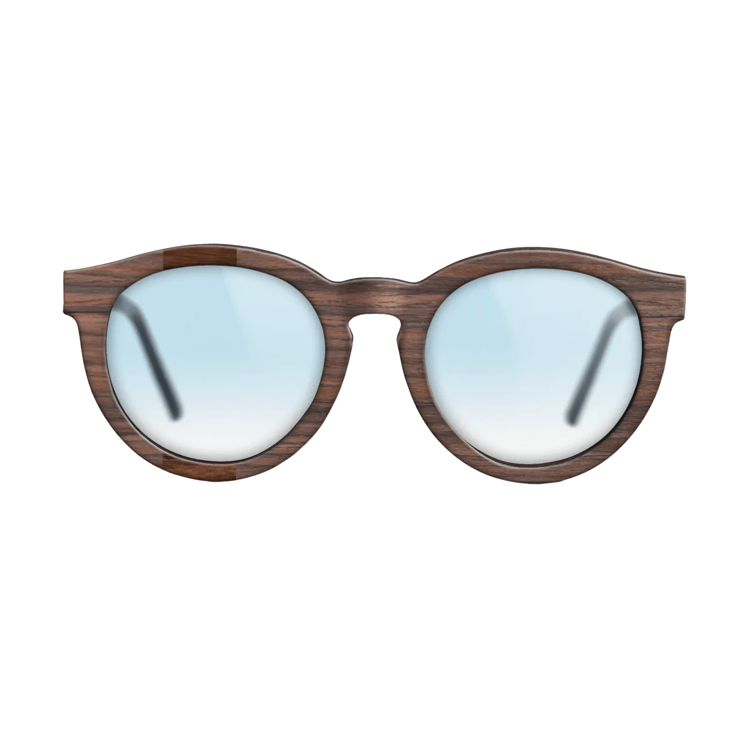 Walnut Claro Dark,Rosewood Reconstituted: Splice - The Rebel - Round - SIRIS wood optic