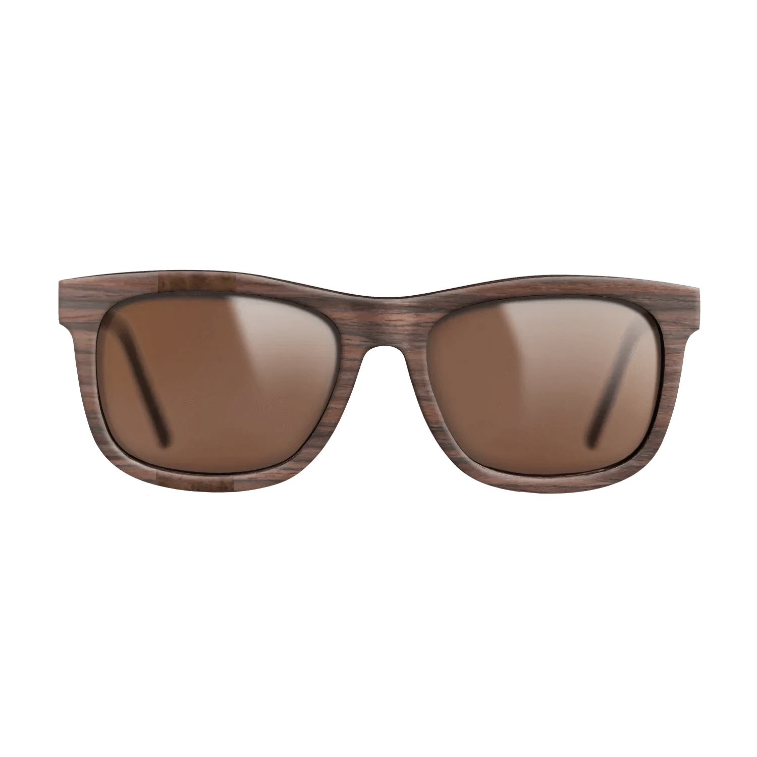 Walnut Burl,Santos Rosewood Dark: Splice - The Hero - Square - SIRIS wood optic