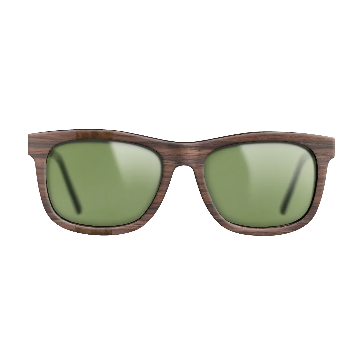 Walnut Burl,Santos Rosewood Dark: Splice - The Hero - Square - SIRIS wood optic