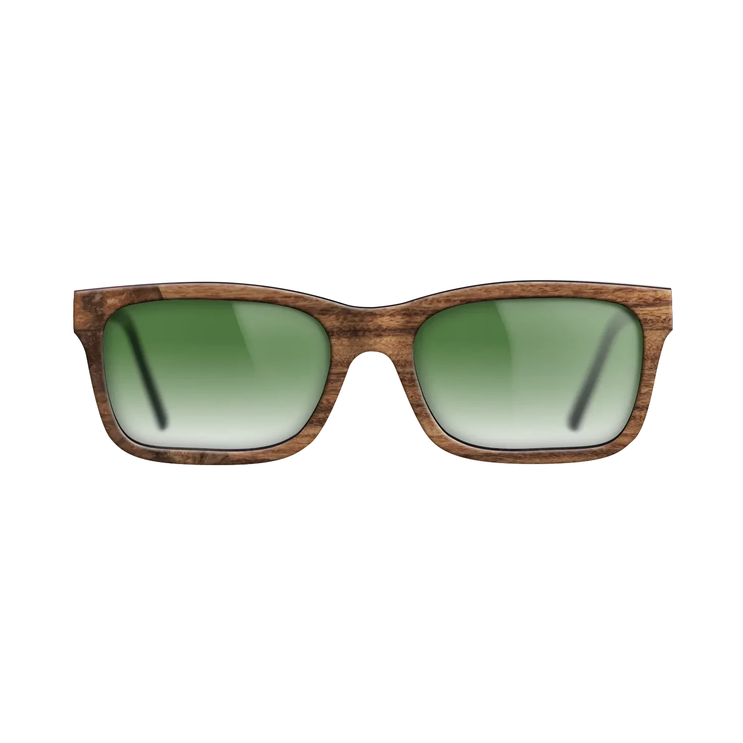 Walnut Burl,Santos Rosewood Dark: Bauhaus - The Sage - Rectangle - SIRIS wood optic