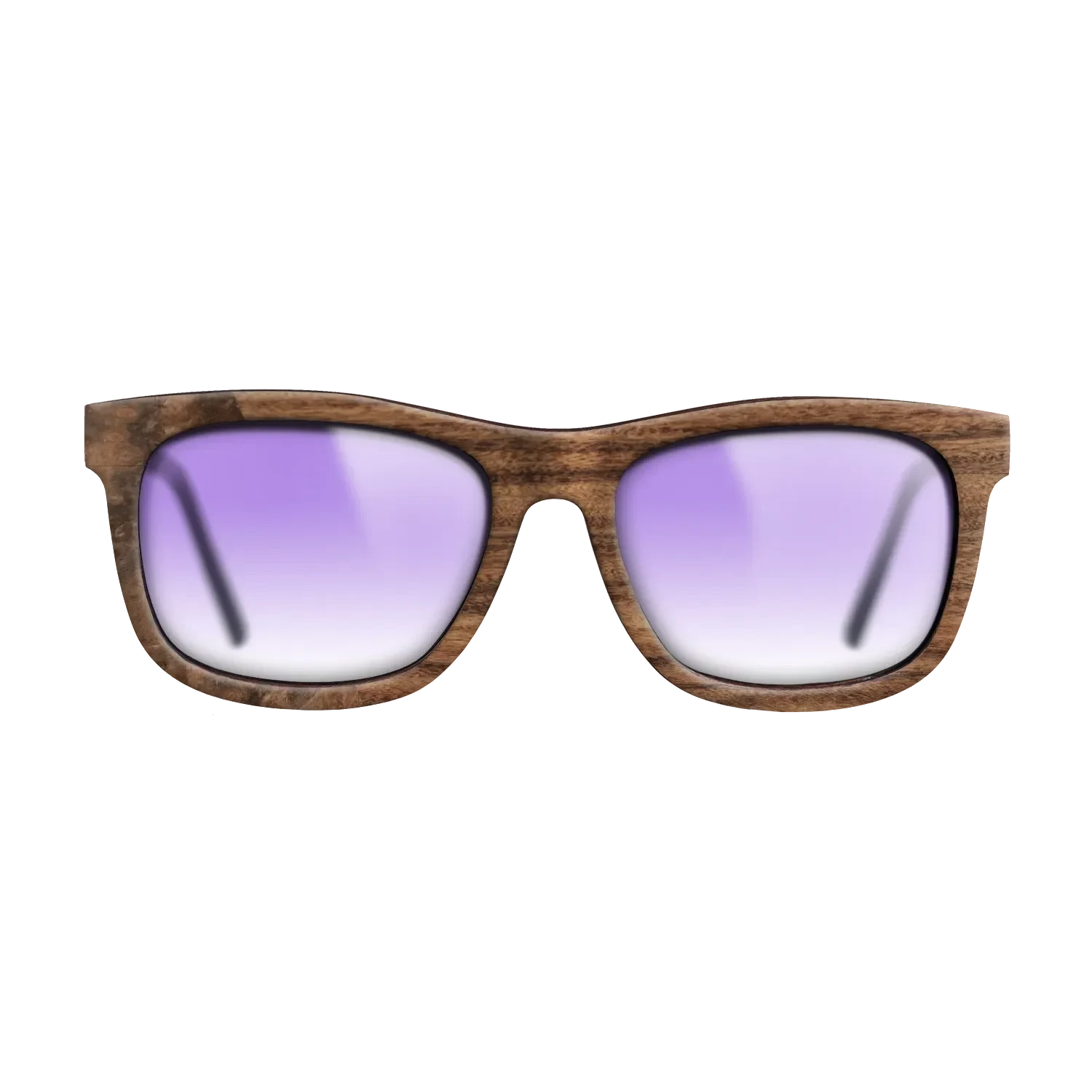 Walnut Burl,Santos Rosewood Dark: Bauhaus - The Hero - Square - SIRIS wood optic