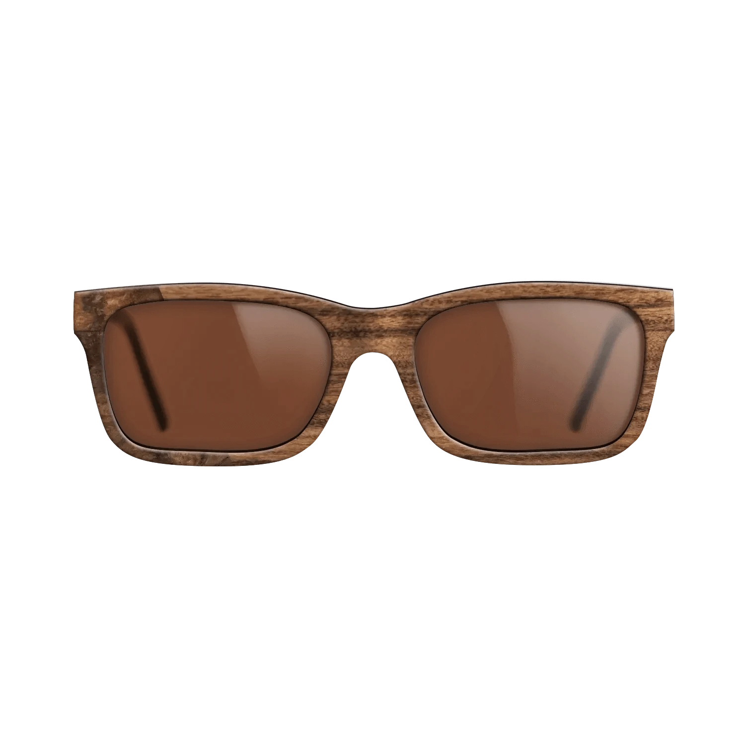 Walnut Burl,Santos Rosewood Dark: Bauhaus - The Sage - Rectangle - SIRIS wood optic