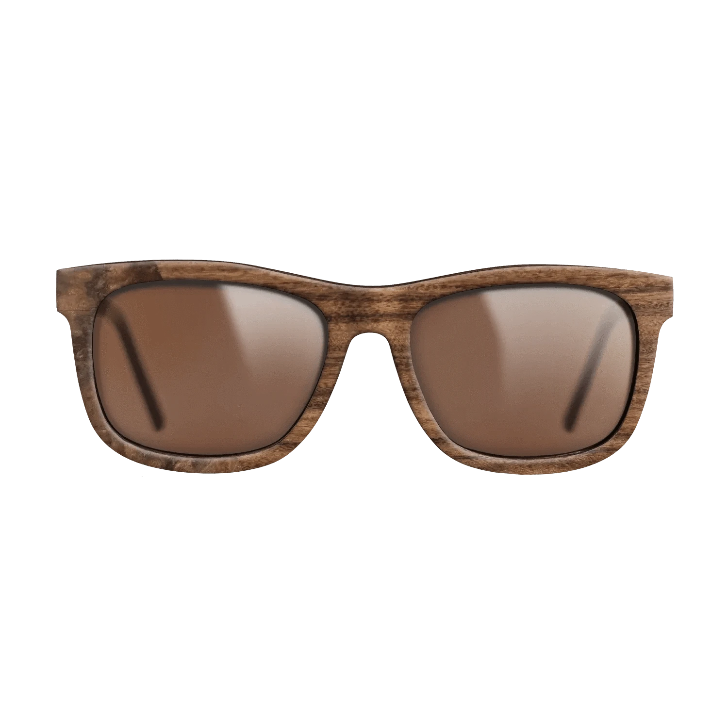 Walnut Burl,Santos Rosewood Dark: Bauhaus - The Hero - Square - SIRIS wood optic