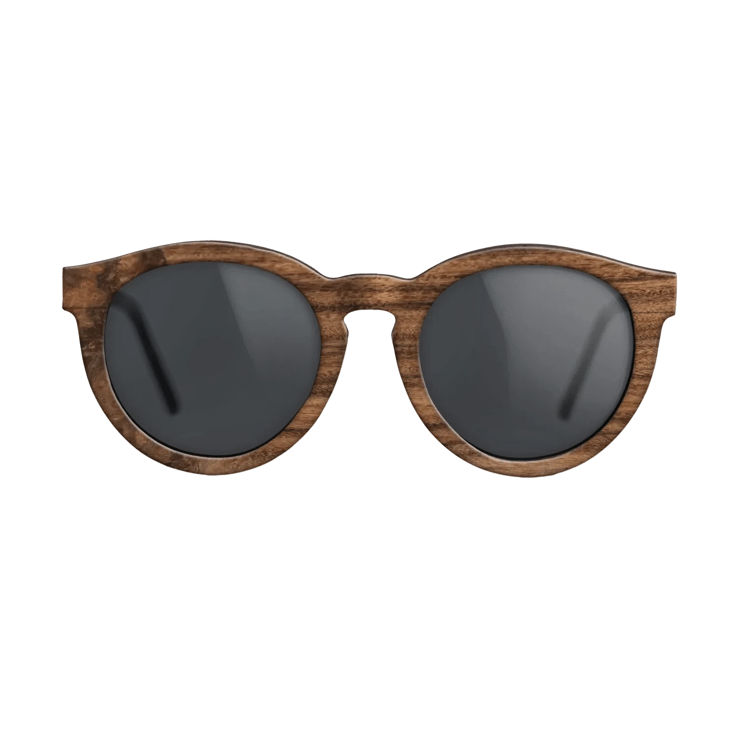 Walnut Burl,Santos Rosewood Dark: Bauhaus - The Rebel - Round - SIRIS wood optic