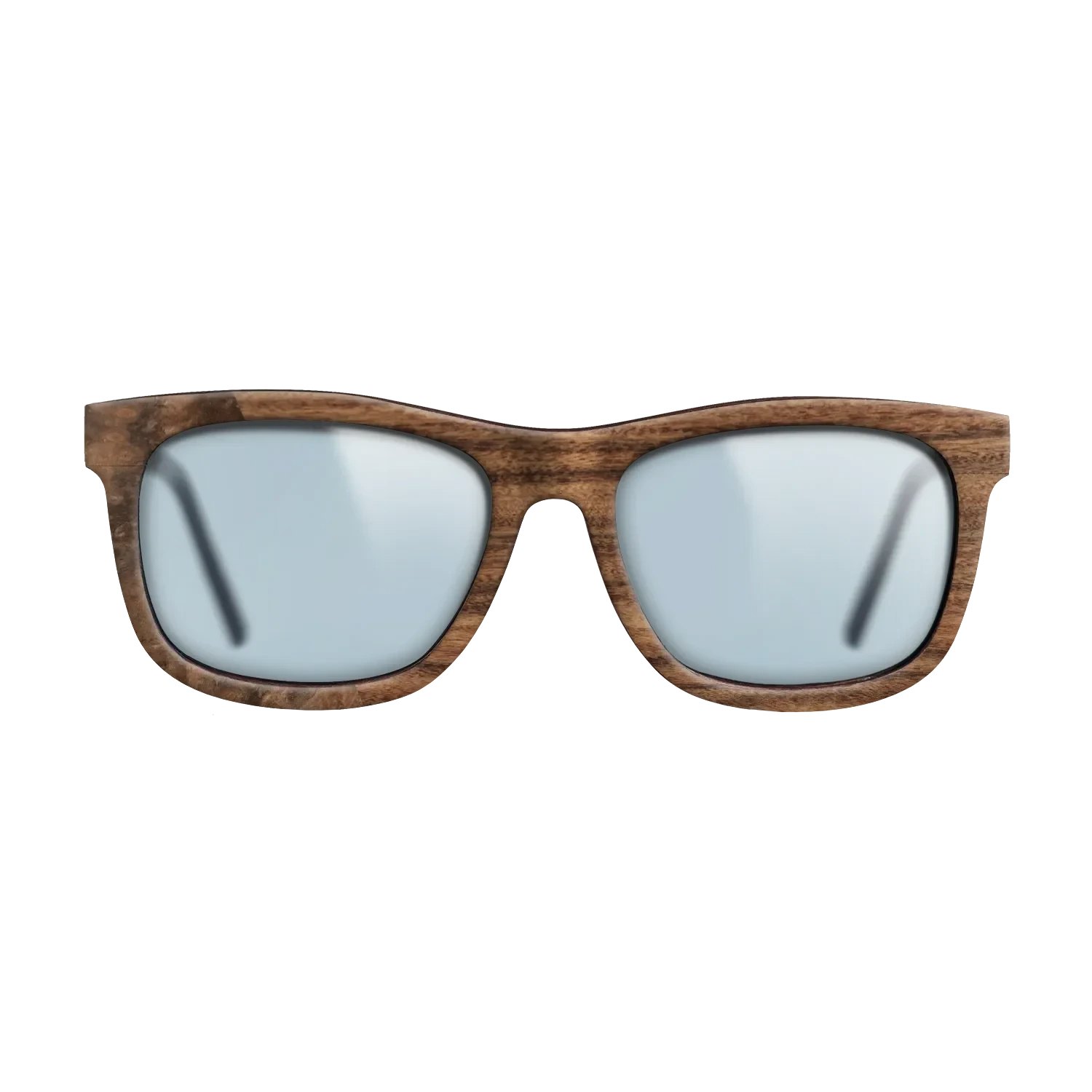 Walnut Burl,Santos Rosewood Dark: Bauhaus - The Hero - Square - SIRIS wood optic