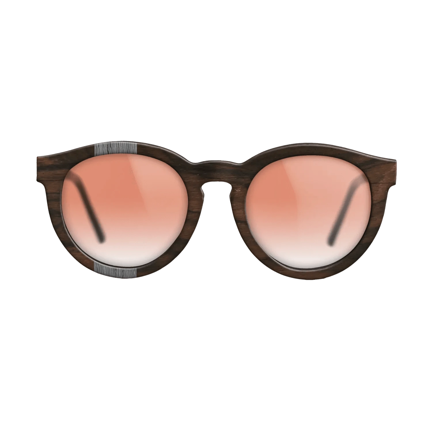 Poplar Dyed: Grey,Ziricote Dark Quartered: Splice - The Rebel - Round - SIRIS wood optic