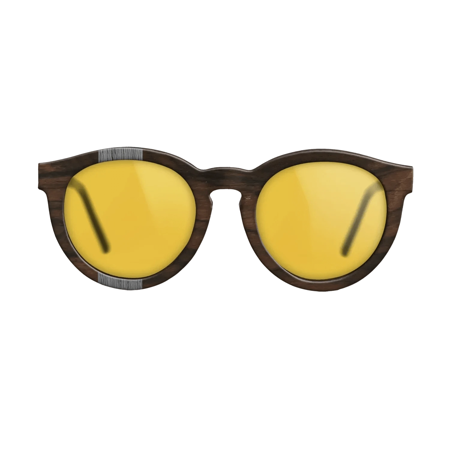 Poplar Dyed: Grey,Ziricote Dark Quartered: Splice - The Rebel - Round - SIRIS wood optic