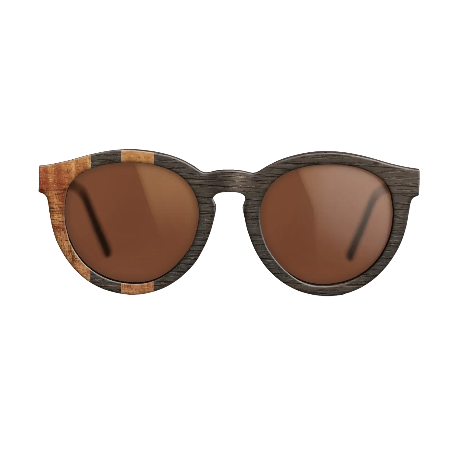 Koa,Fumed Oak: Splice - The Rebel - Round - SIRIS wood optic