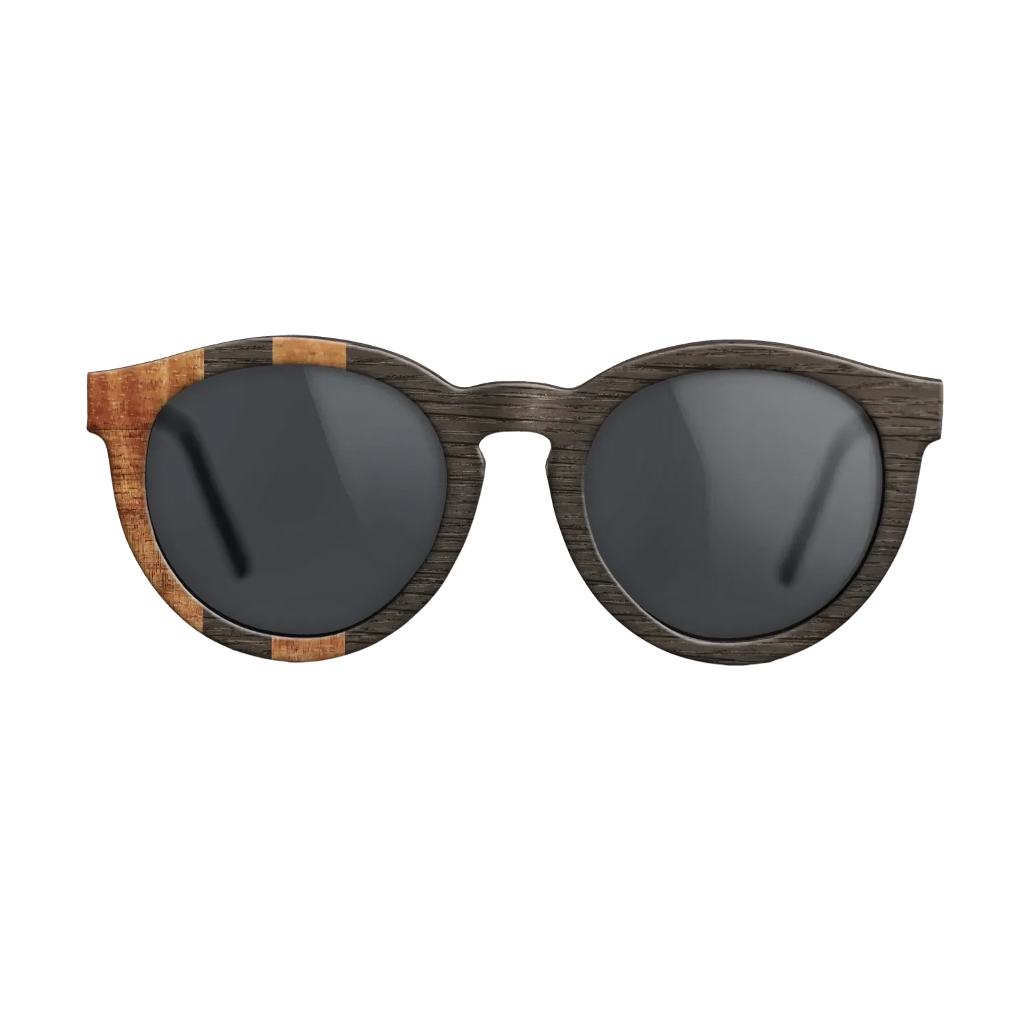 Koa,Fumed Oak: Splice - The Rebel - Round - SIRIS wood optic