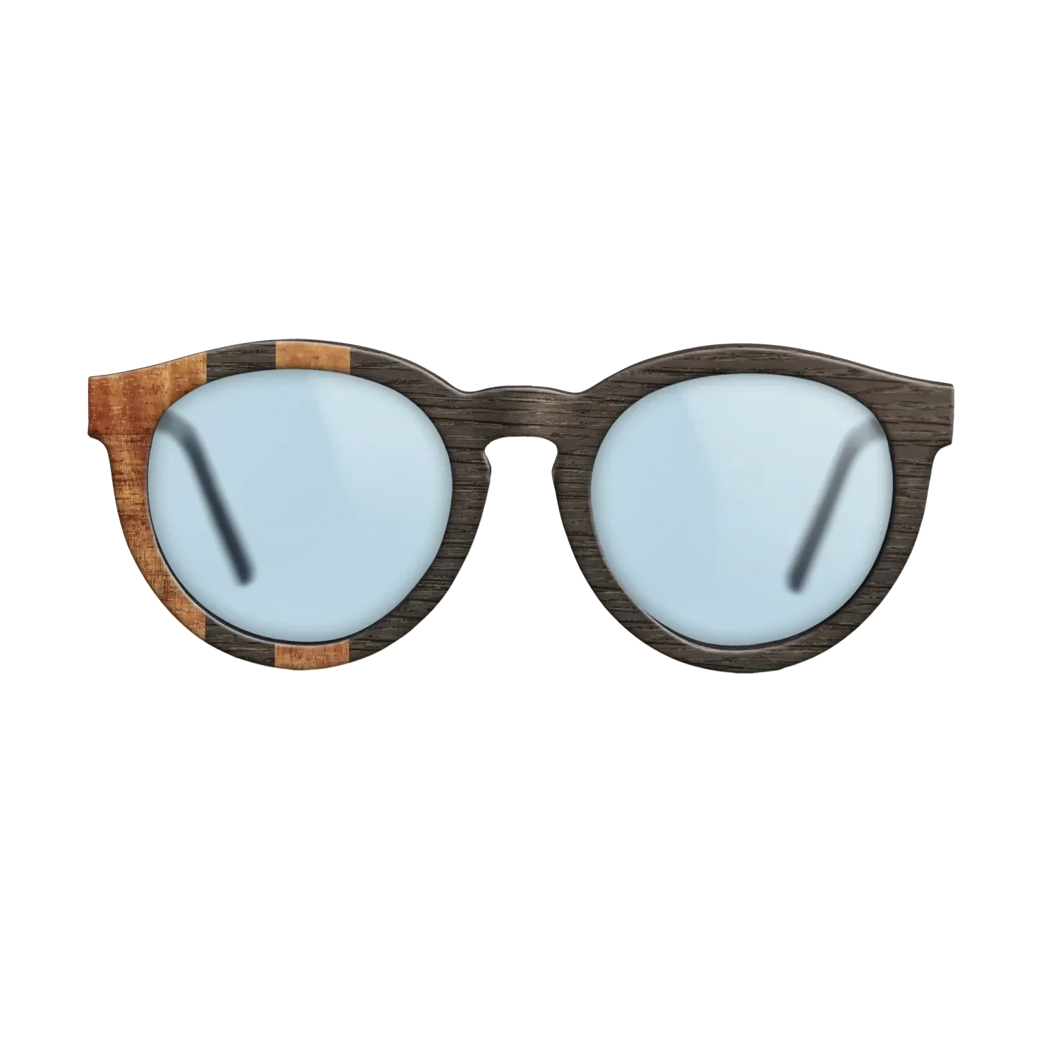 Koa,Fumed Oak: Splice - The Rebel - Round - SIRIS wood optic