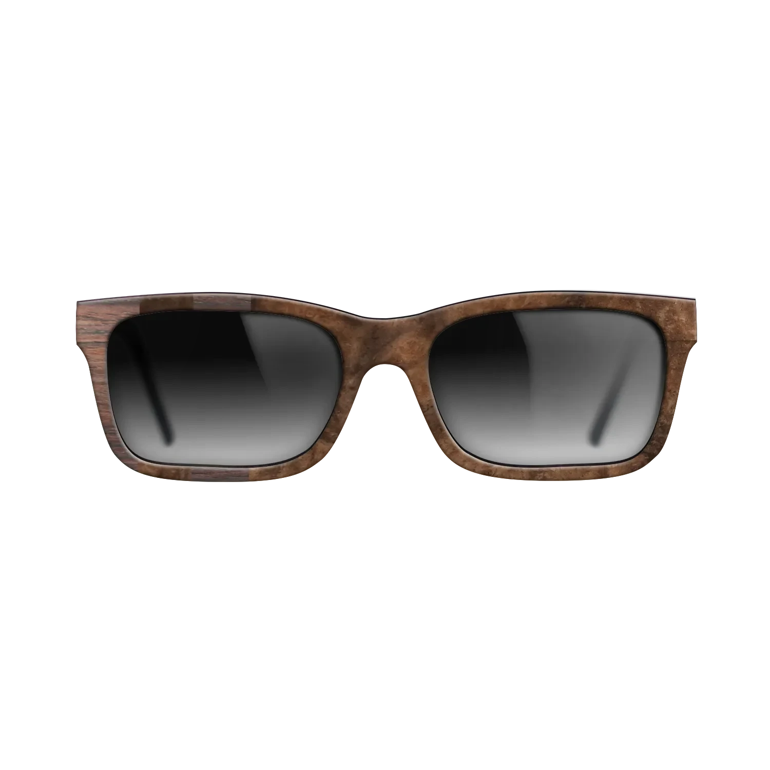 Rosewood Reconstituted,Walnut Burl: Splice - The Sage - Rectangle - SIRIS wood optic