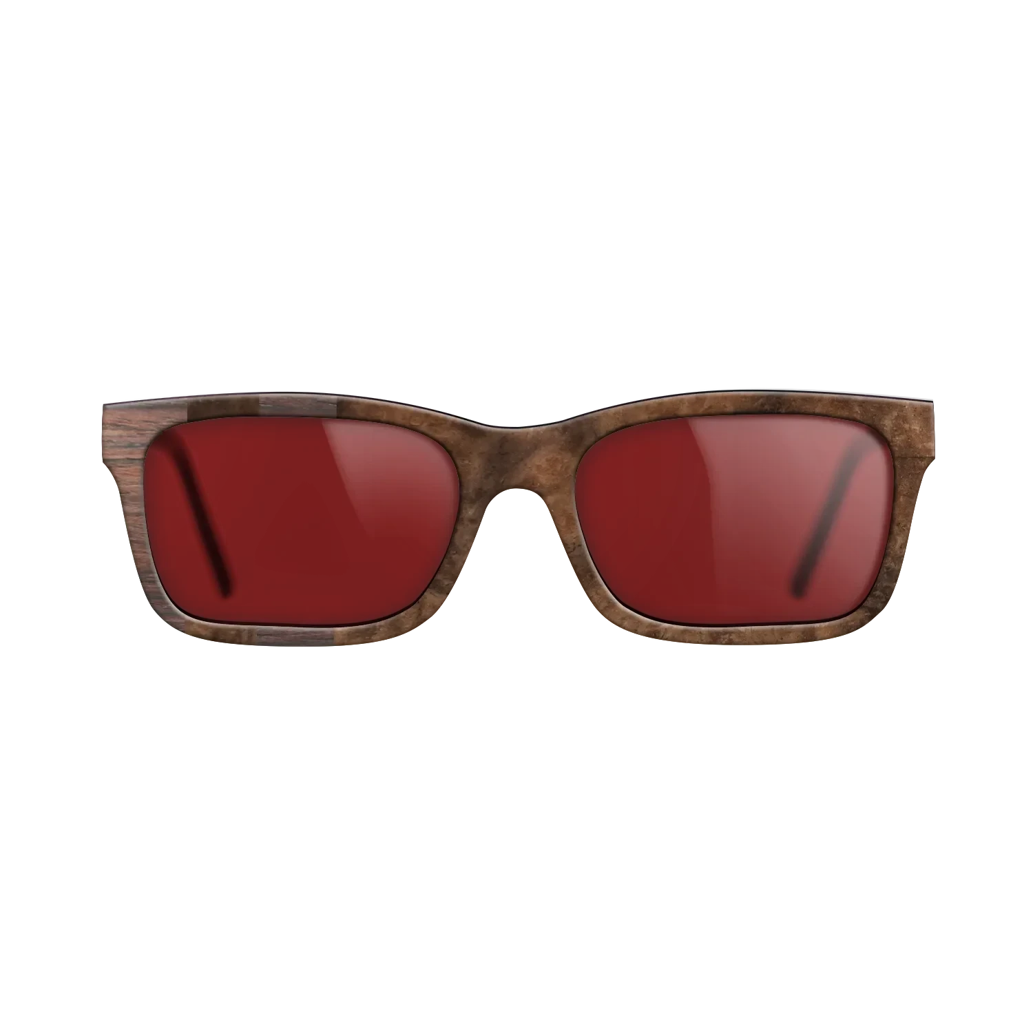 Rosewood Reconstituted,Walnut Burl: Splice - The Sage - Rectangle - SIRIS wood optic