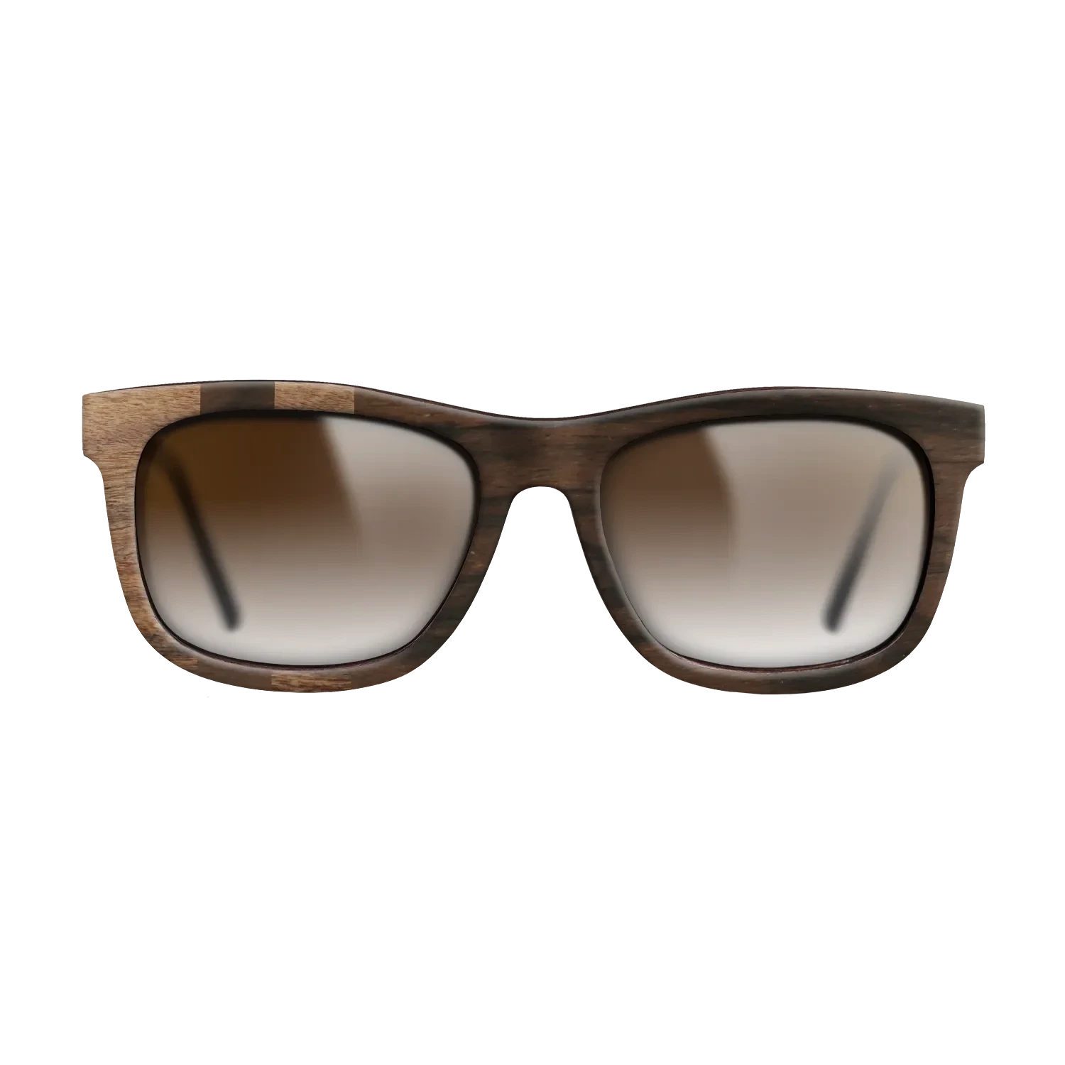 Walnut Claro Light,Ziricote Dark Quartered: Splice - The Hero - Square - SIRIS wood optic