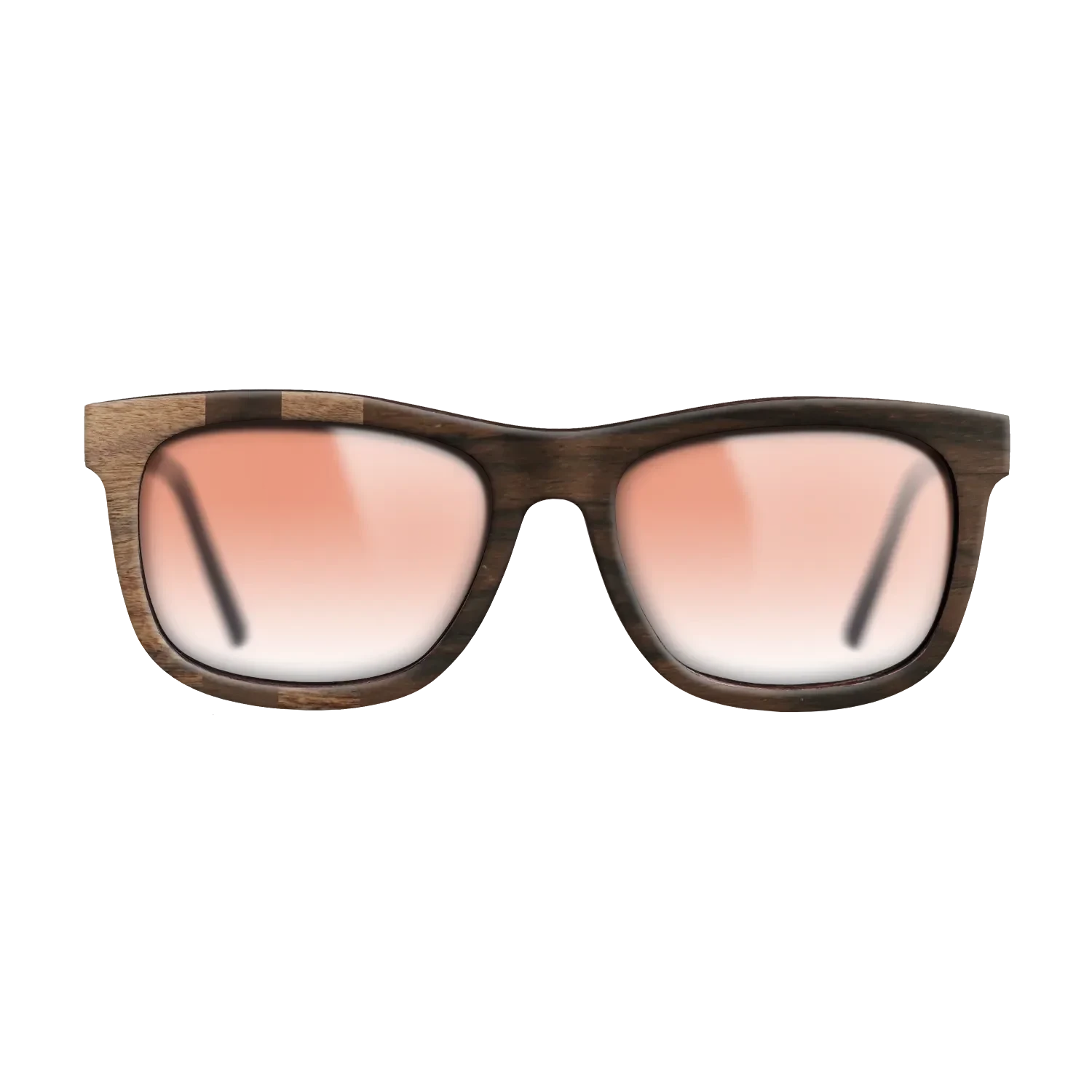 Walnut Claro Light,Ziricote Dark Quartered: Splice - The Hero - Square - SIRIS wood optic