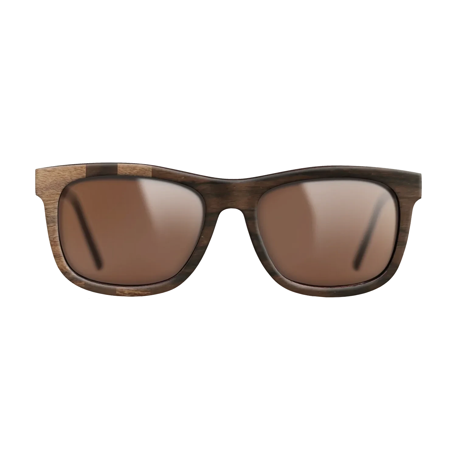 Walnut Claro Light,Ziricote Dark Quartered: Splice - The Hero - Square - SIRIS wood optic