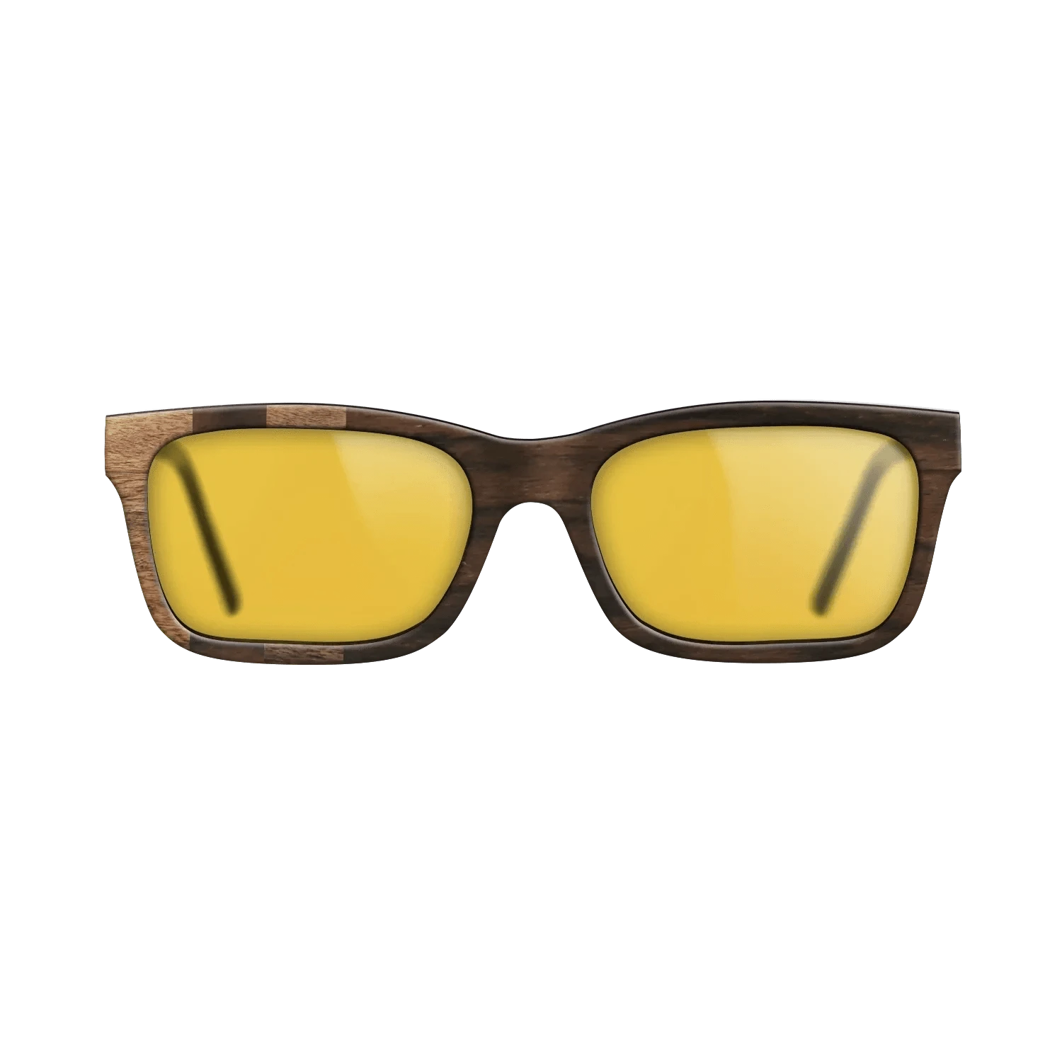 Walnut Claro Light,Ziricote Dark Quartered: Splice - The Sage - Rectangle - SIRIS wood optic