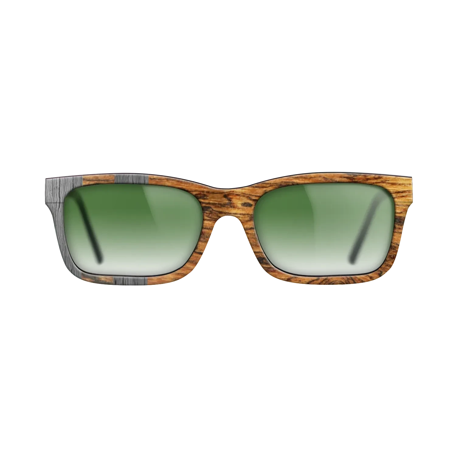 Poplar Dyed: Grey,Bocote: Splice - The Sage - Rectangle - SIRIS wood optic