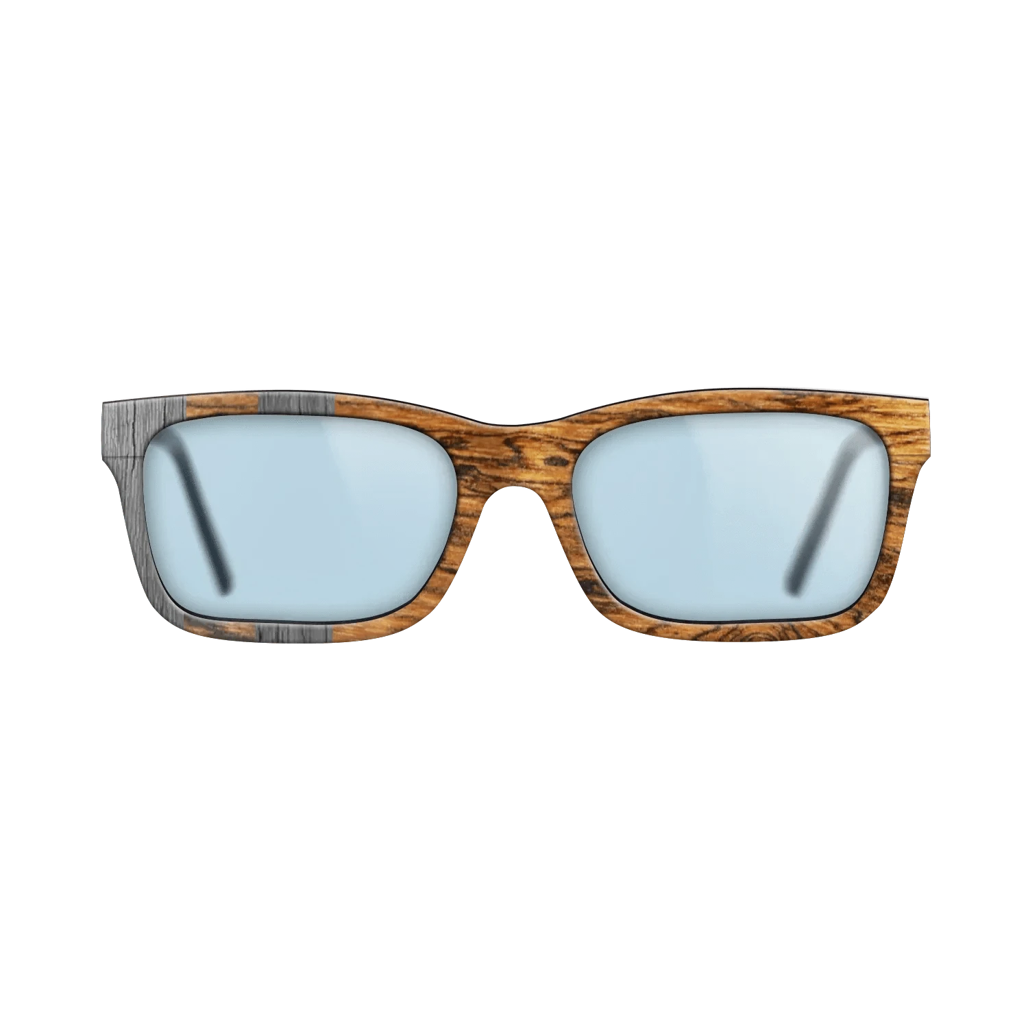 Poplar Dyed: Grey,Bocote: Splice - The Sage - Rectangle - SIRIS wood optic