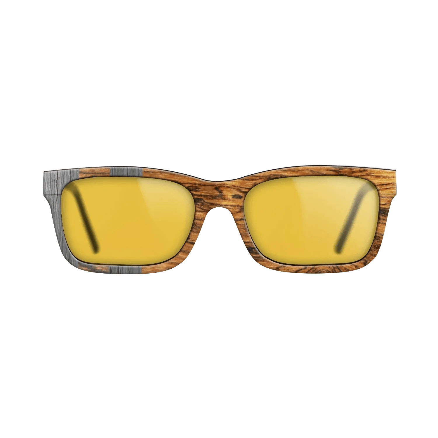 Poplar Dyed: Grey,Bocote: Splice - The Sage - Rectangle - SIRIS wood optic