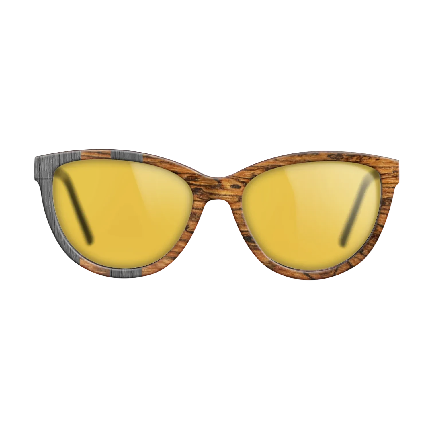 Poplar Dyed: Grey,Bocote: Splice - The Maiden - Cat - SIRIS wood optic