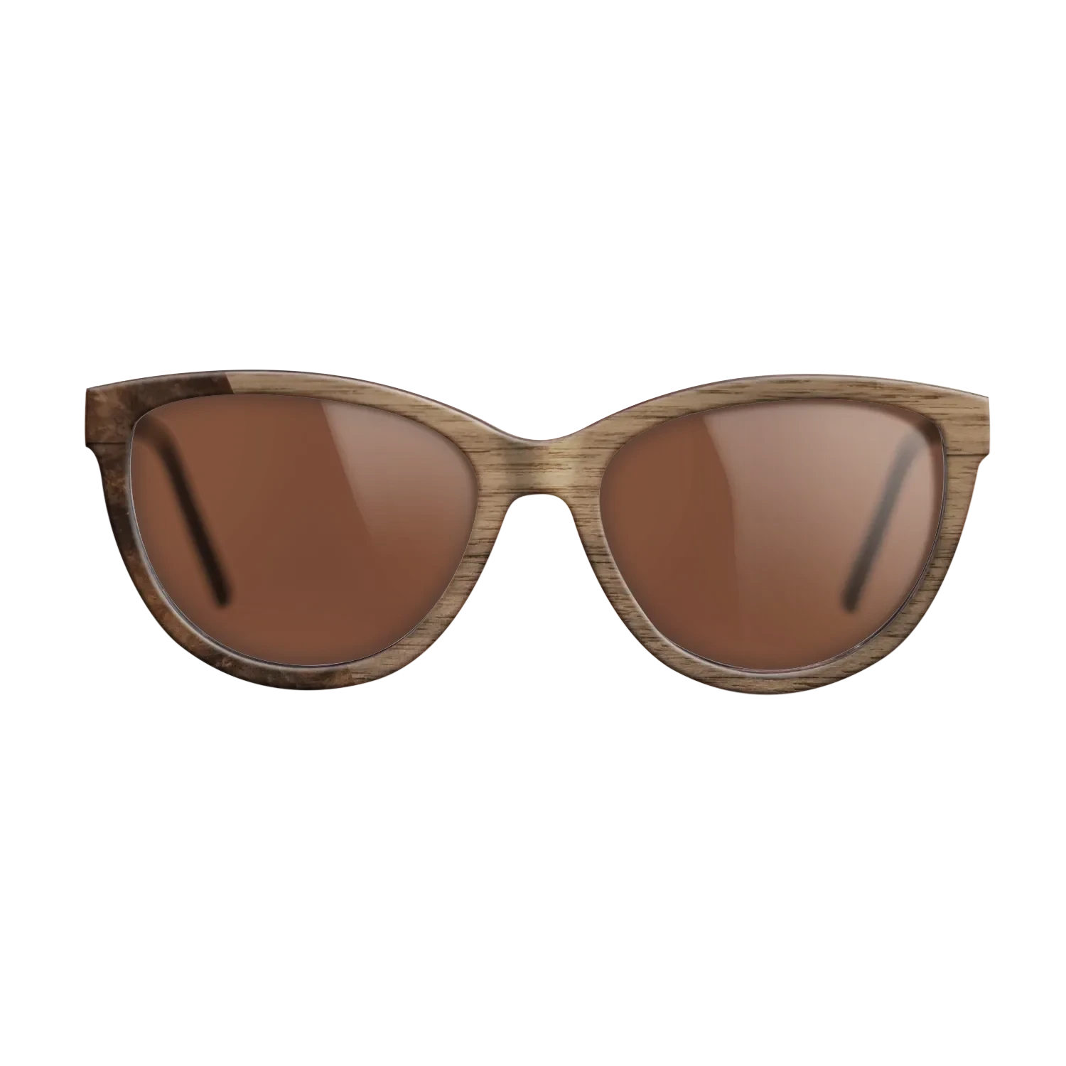 Walnut: Straight Grain,Walnut Burl: Bauhaus - The Maiden - Cat - 1873 - SIRIS wood optic