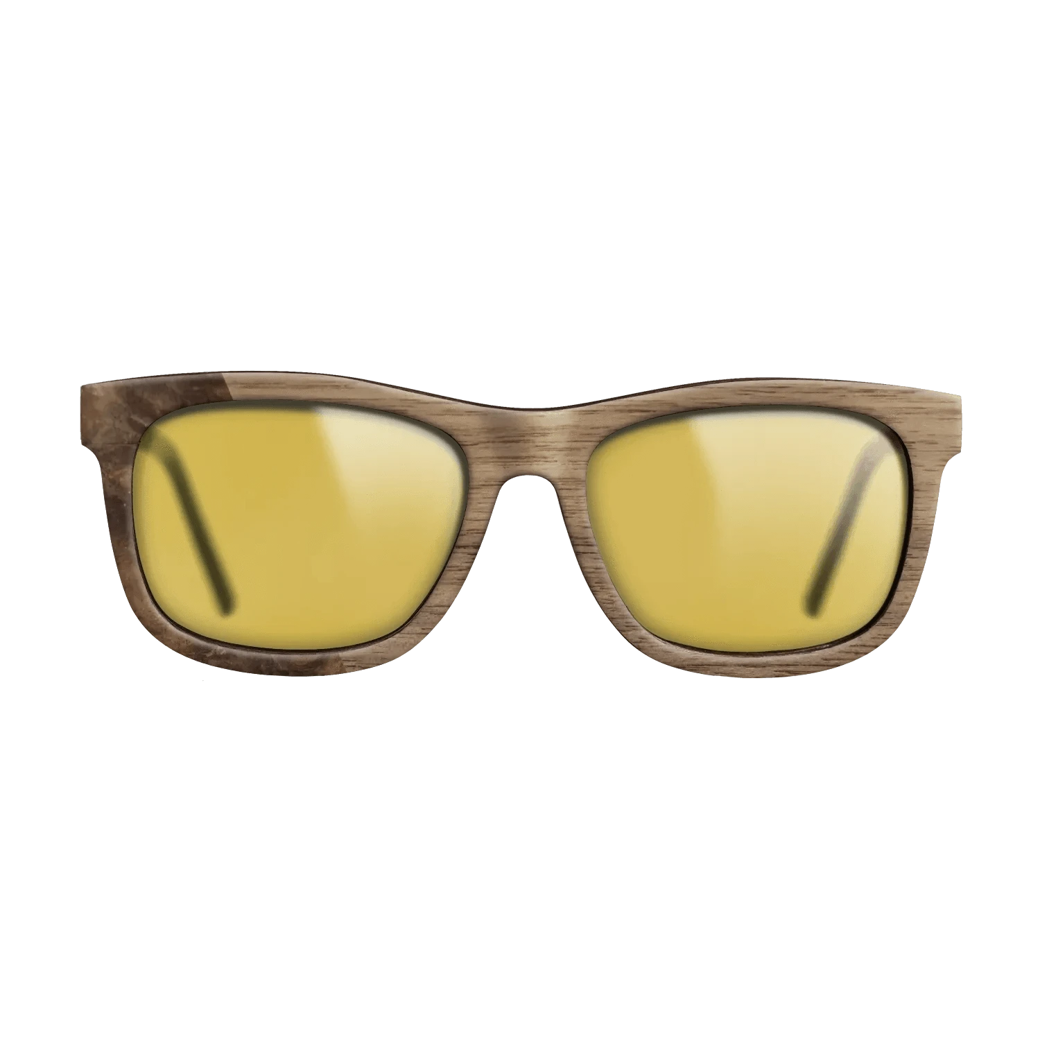 Walnut: Straight Grain,Walnut Burl: Bauhaus - The Hero - Square - 1873 - SIRIS wood optic