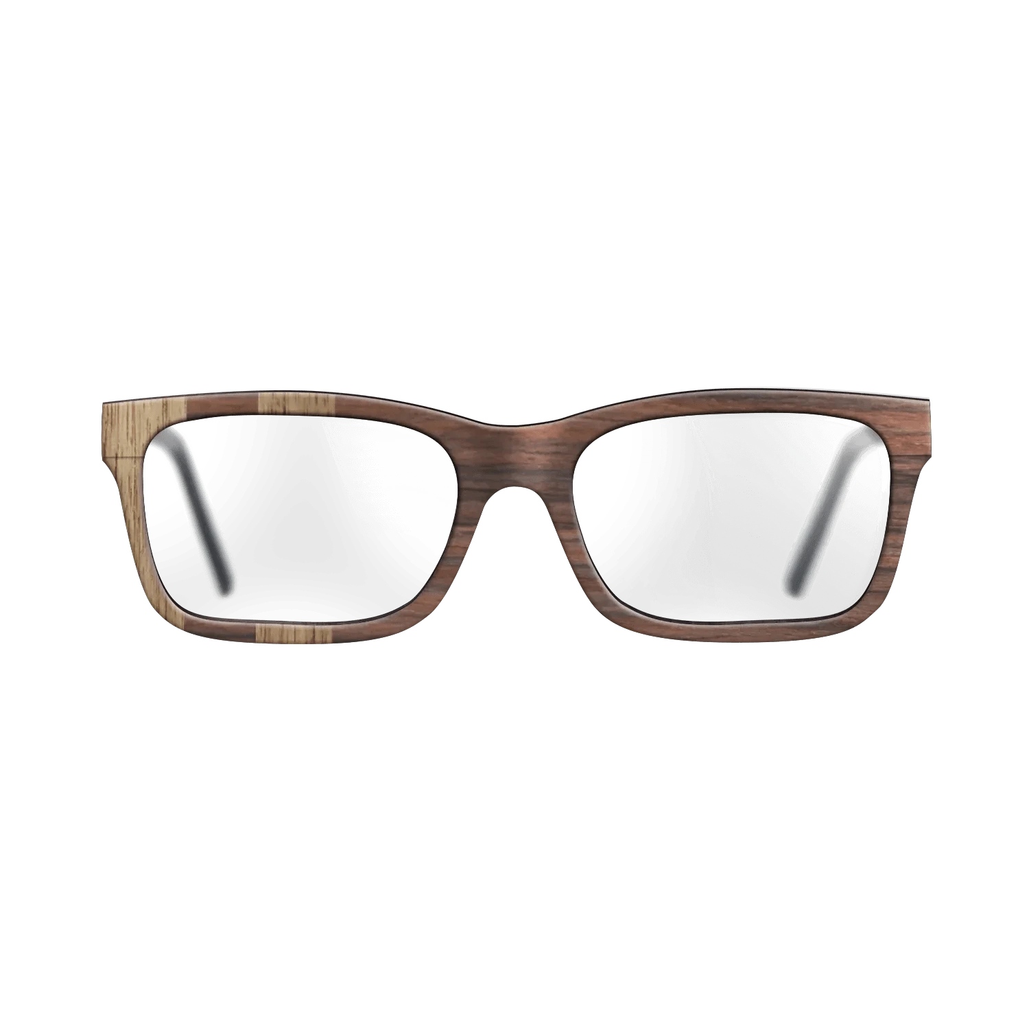 Walnut: Straight Grain,Rosewood Reconstituted: Splice - The Sage - Rectangle - 1068 - SIRIS wood optic