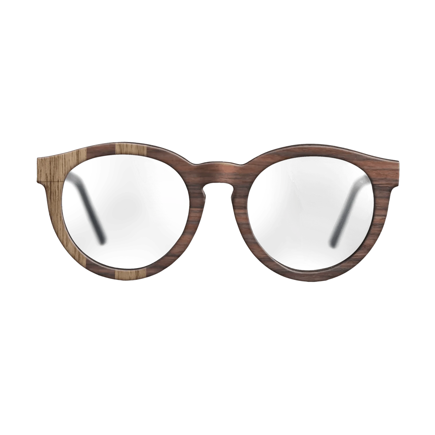 Walnut: Straight Grain,Rosewood Reconstituted: Splice - The Rebel - Round - 1068 - SIRIS wood optic