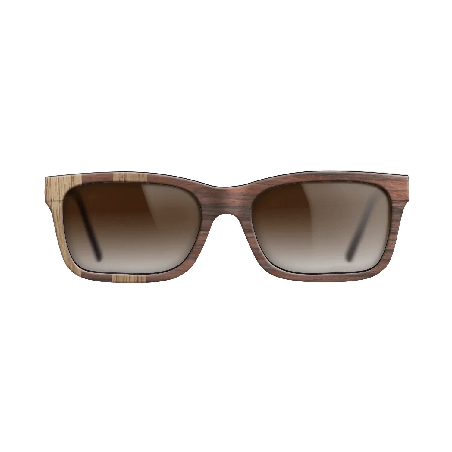 Walnut: Straight Grain,Rosewood Reconstituted: Splice - The Sage - Rectangle - 1068 - SIRIS wood optic