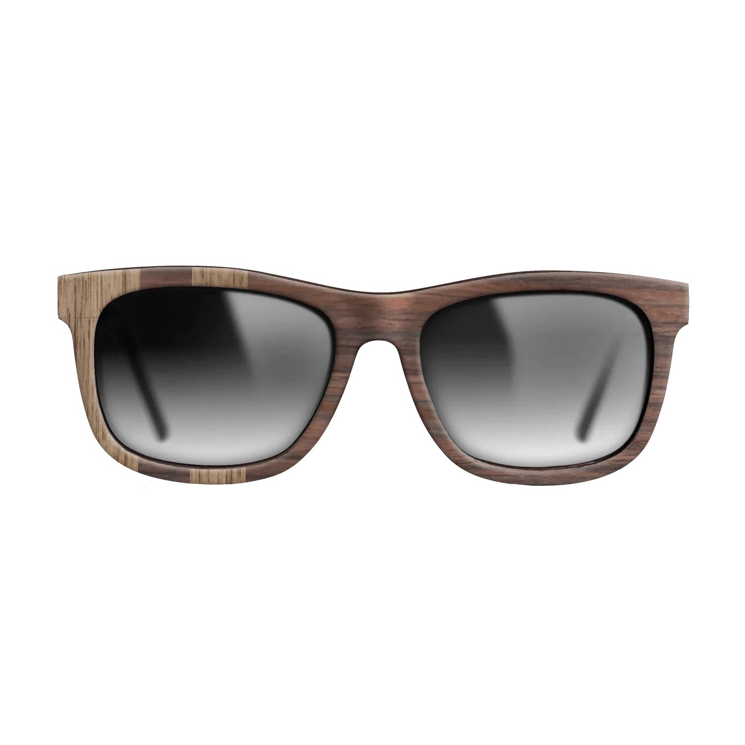 Walnut: Straight Grain,Rosewood Reconstituted: Splice - The Hero - Square - 1068 - SIRIS wood optic