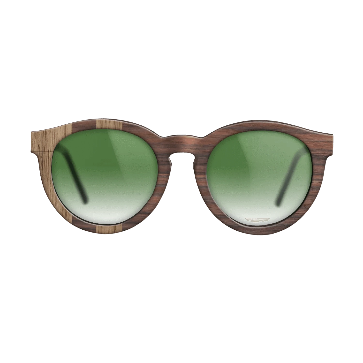 Walnut: Straight Grain,Rosewood Reconstituted: Splice - The Rebel - Round - 1068 - SIRIS wood optic