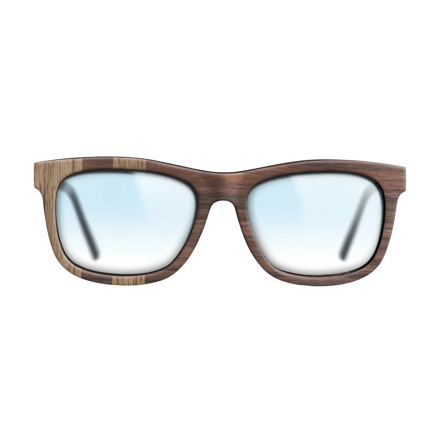Walnut: Straight Grain,Rosewood Reconstituted: Splice - The Hero - Square - 1068 - SIRIS wood optic