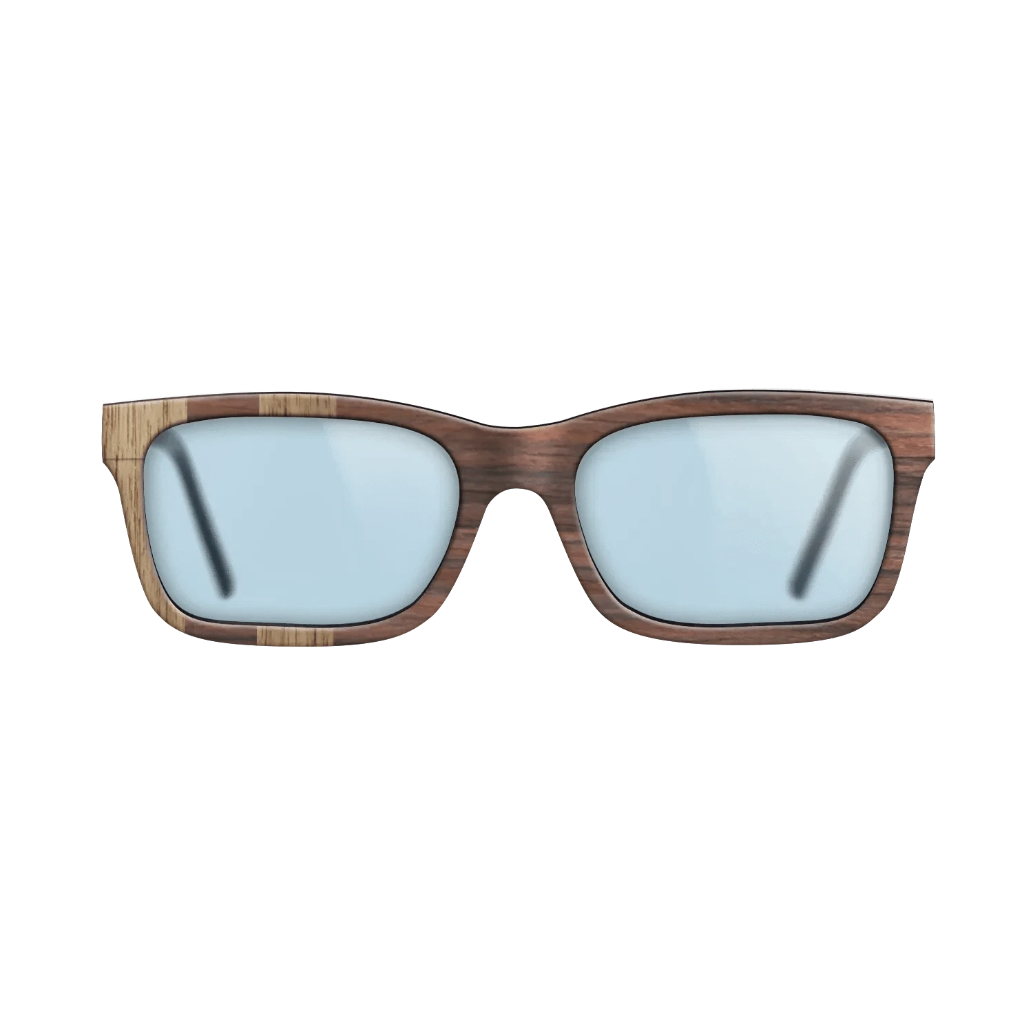 Walnut: Straight Grain,Rosewood Reconstituted: Splice - The Sage - Rectangle - 1068 - SIRIS wood optic