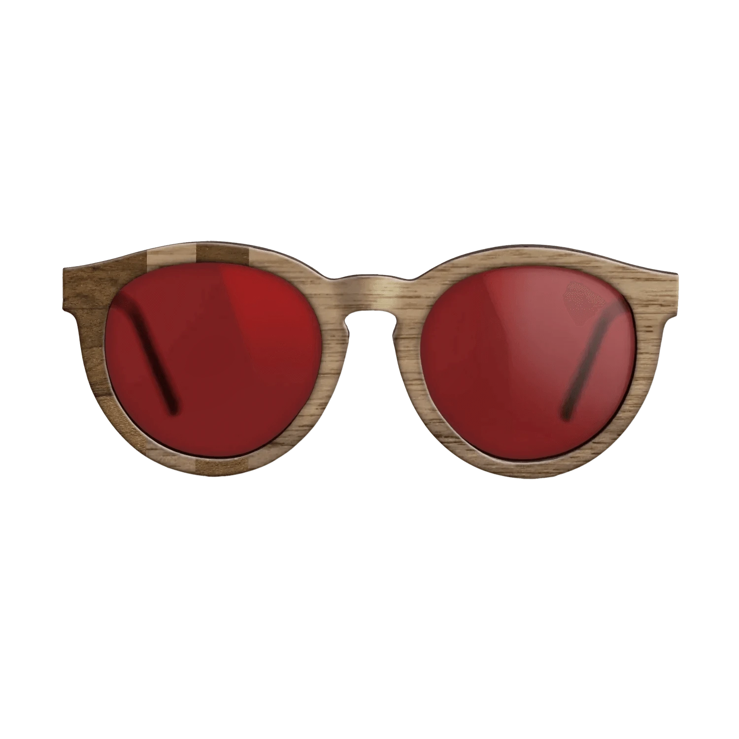 Ziricote Dark Quartered,Walnut: Straight Grain: Splice - The Rebel - Round - 860 - SIRIS wood optic