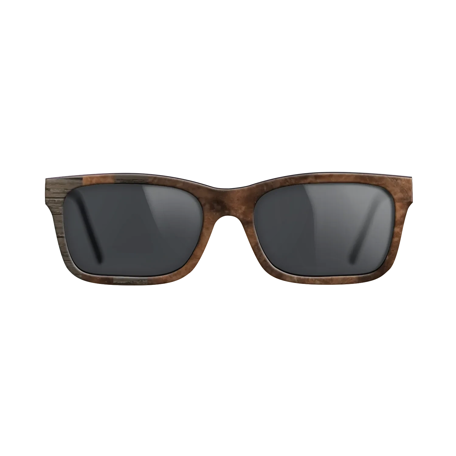 Walnut Burl,Fumed Oak: Splice - The Sage - Rectangle - SIRIS wood optic