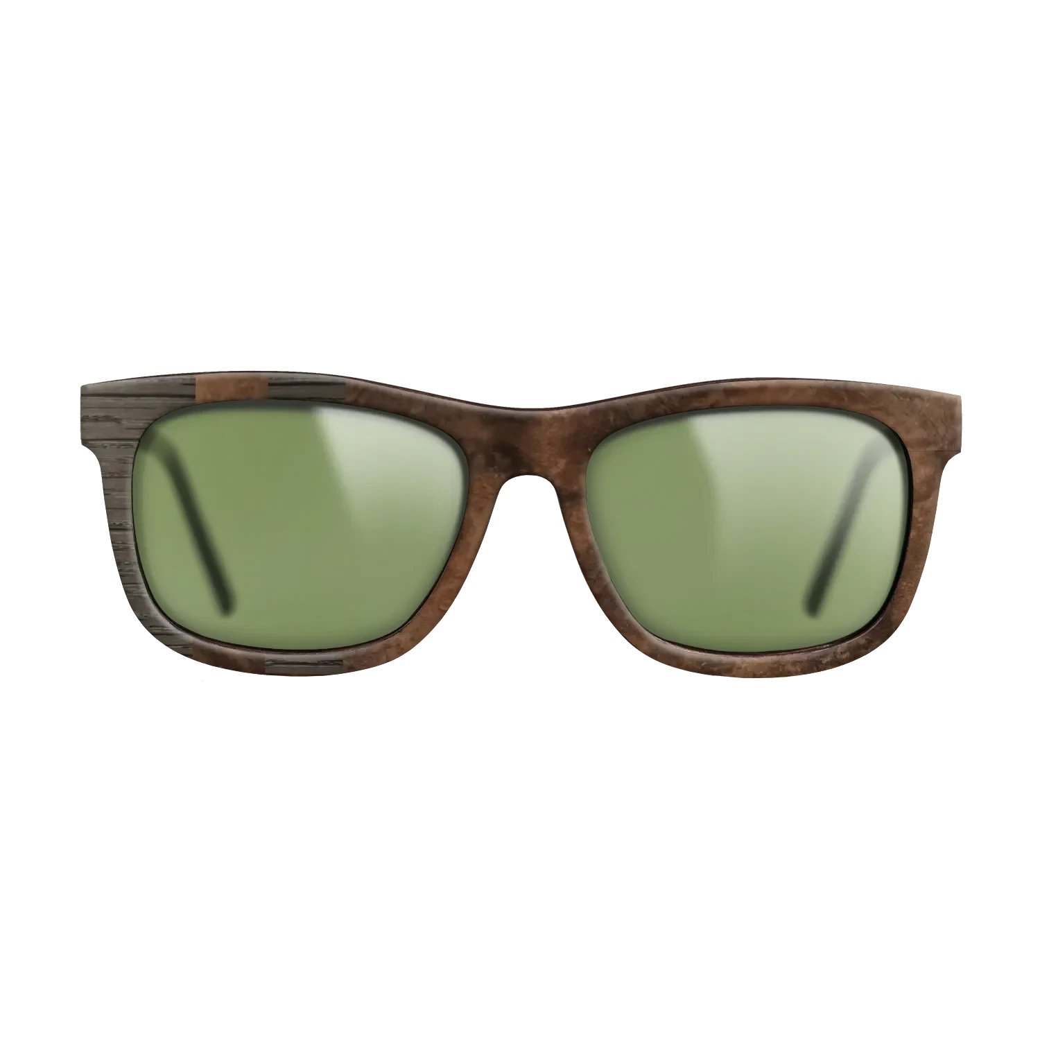 Walnut Burl,Fumed Oak: Splice - The Hero - Square - SIRIS wood optic