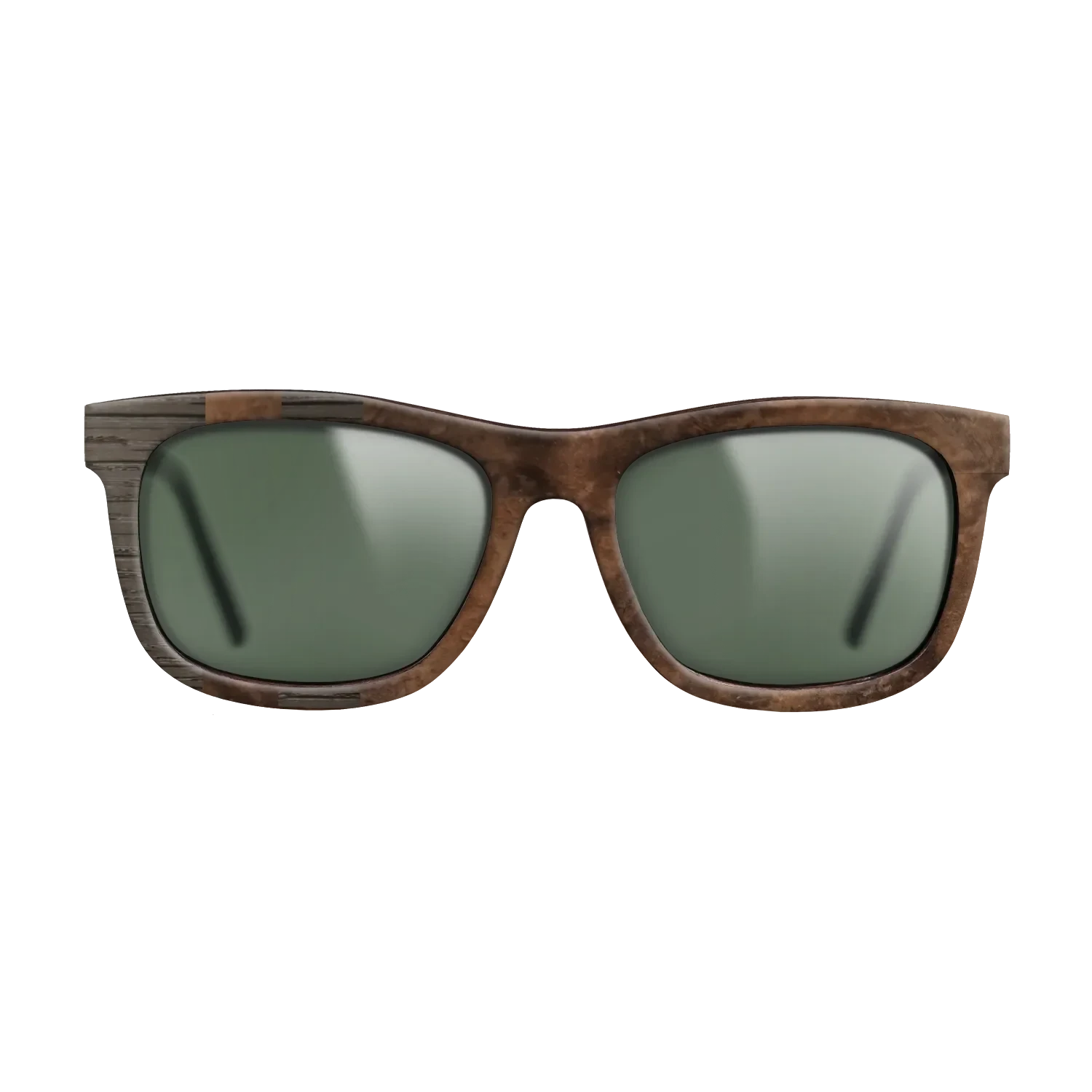 Walnut Burl,Fumed Oak: Splice - The Hero - Square - SIRIS wood optic