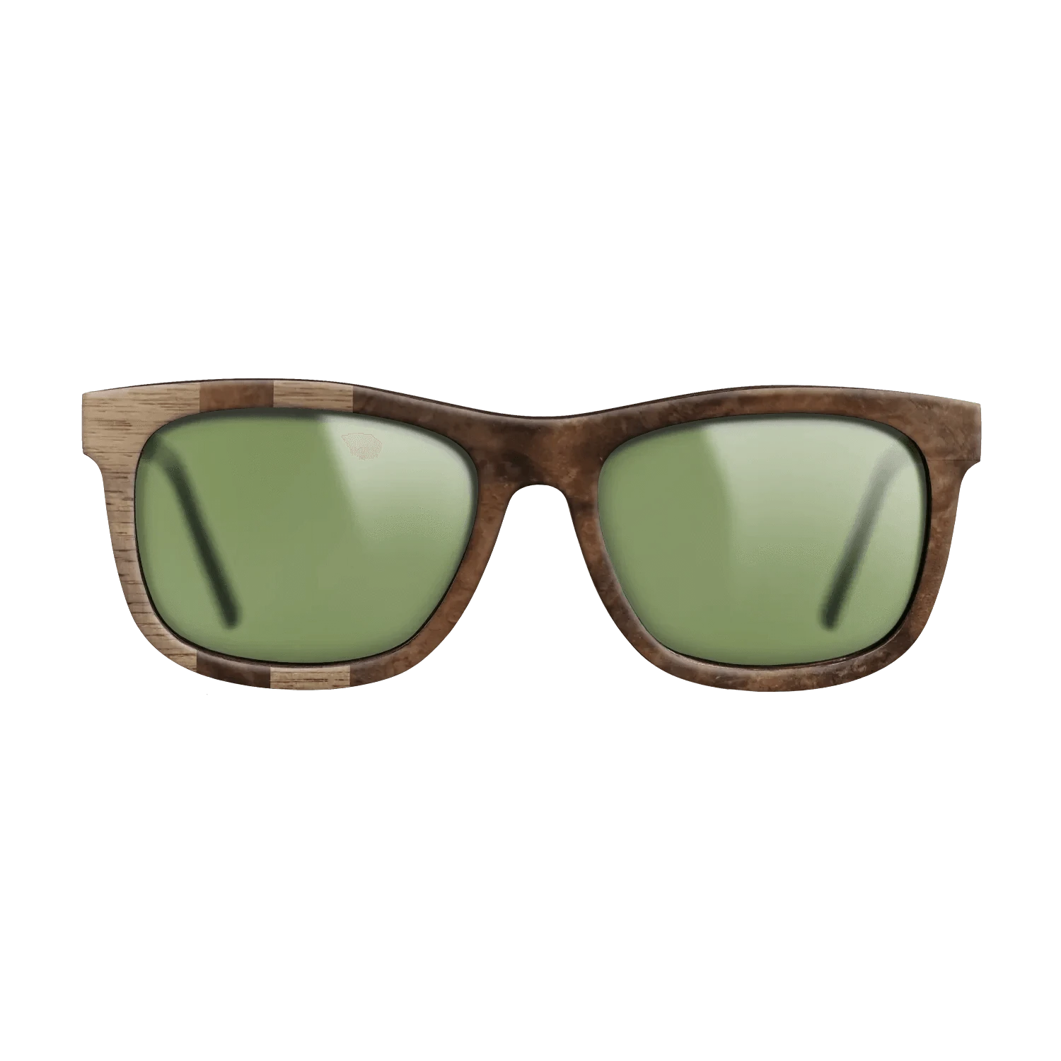 Walnut: Straight Grain,Walnut Burl: Splice - The Hero - Square - 1136 - SIRIS wood optic