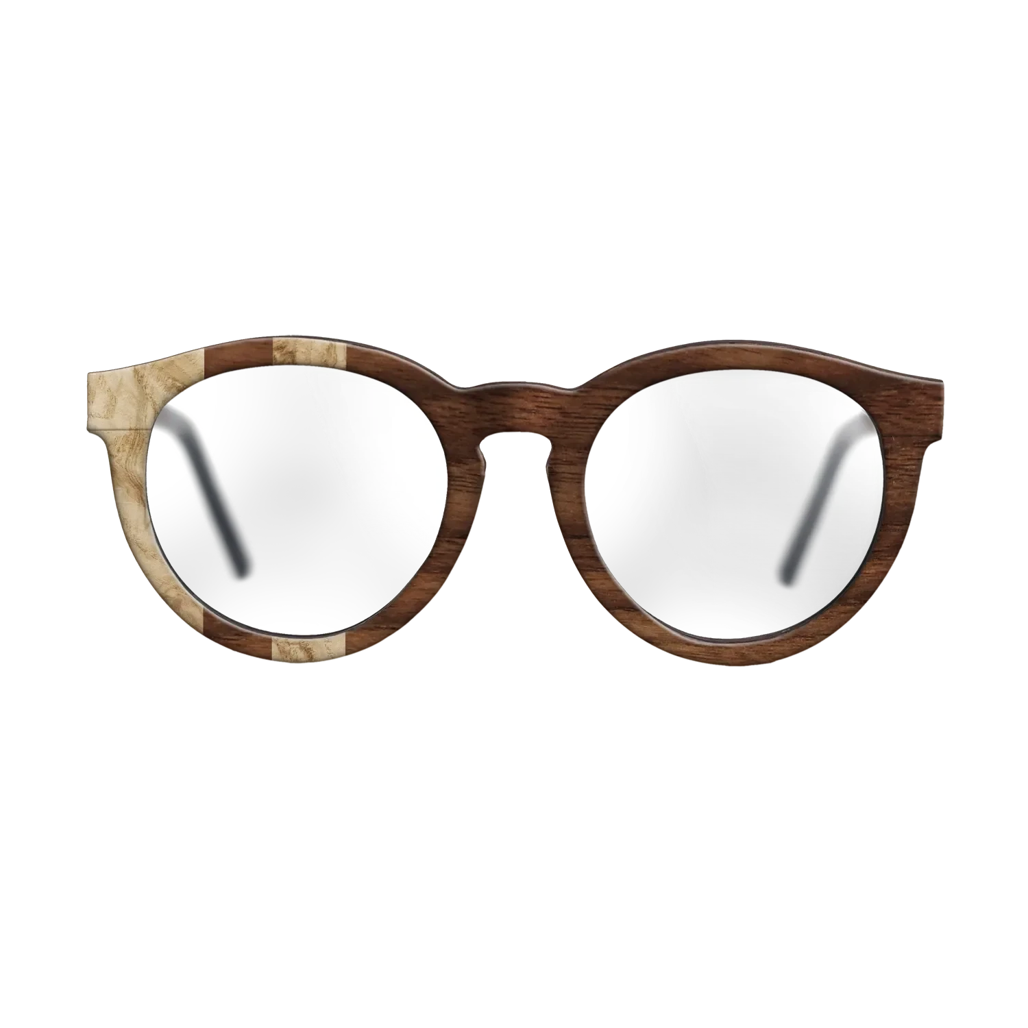 Olive Burl,Walnut Claro Dark: Splice - The Rebel - Round - SIRIS wood optic