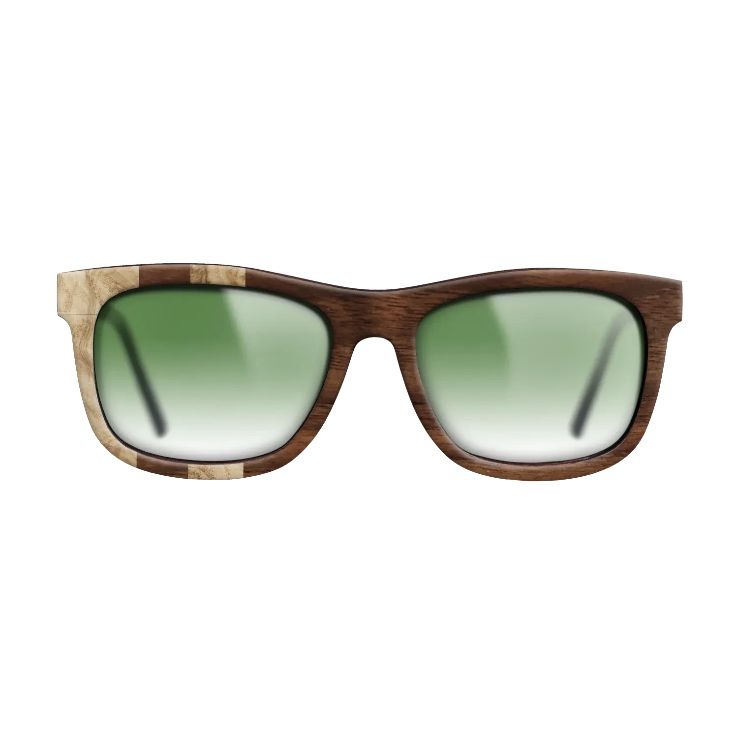 Olive Burl,Walnut Claro Dark: Splice - The Hero - Square - SIRIS wood optic