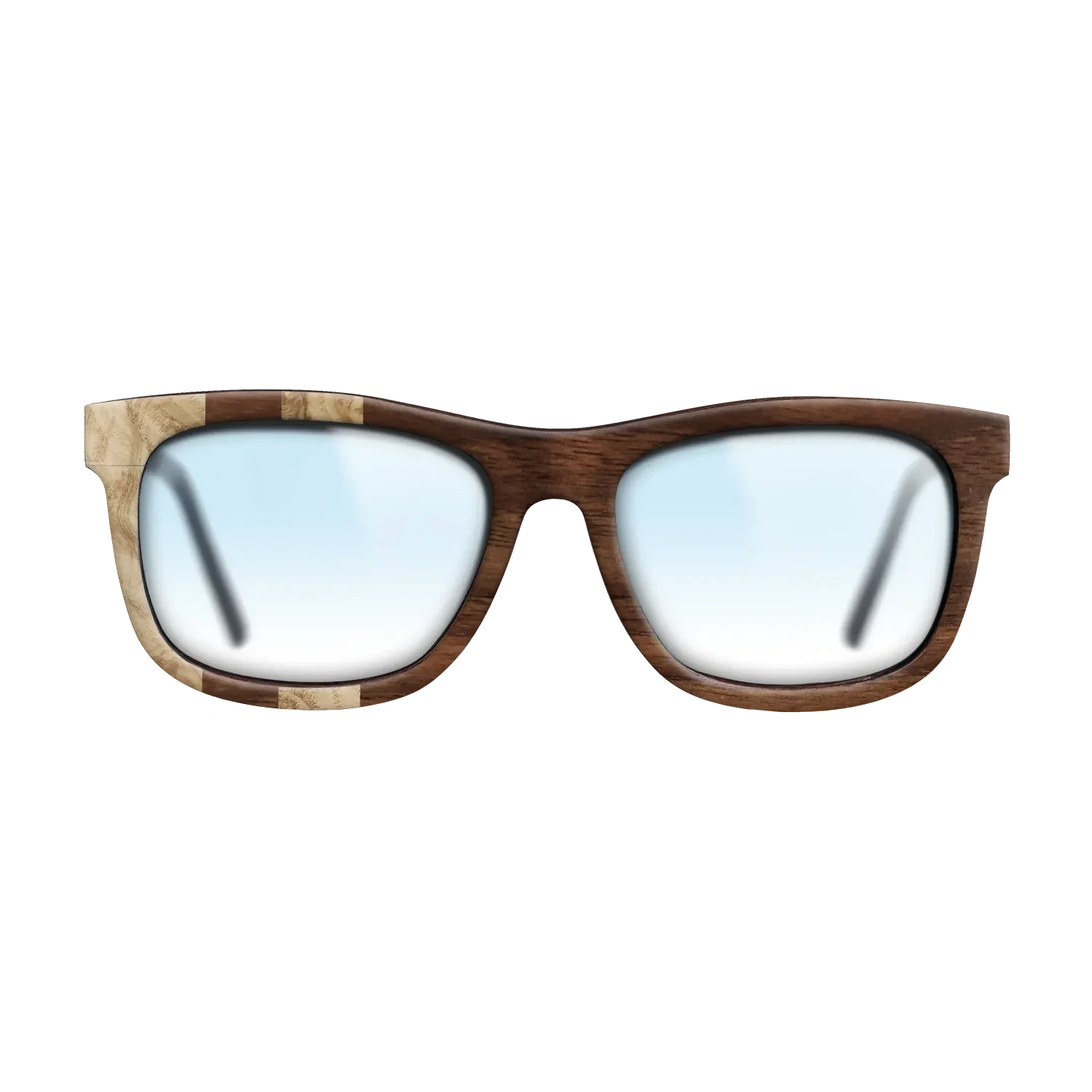 Olive Burl,Walnut Claro Dark: Splice - The Hero - Square - SIRIS wood optic