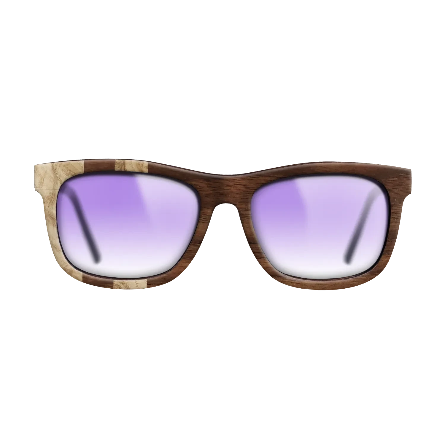 Olive Burl,Walnut Claro Dark: Splice - The Hero - Square - SIRIS wood optic