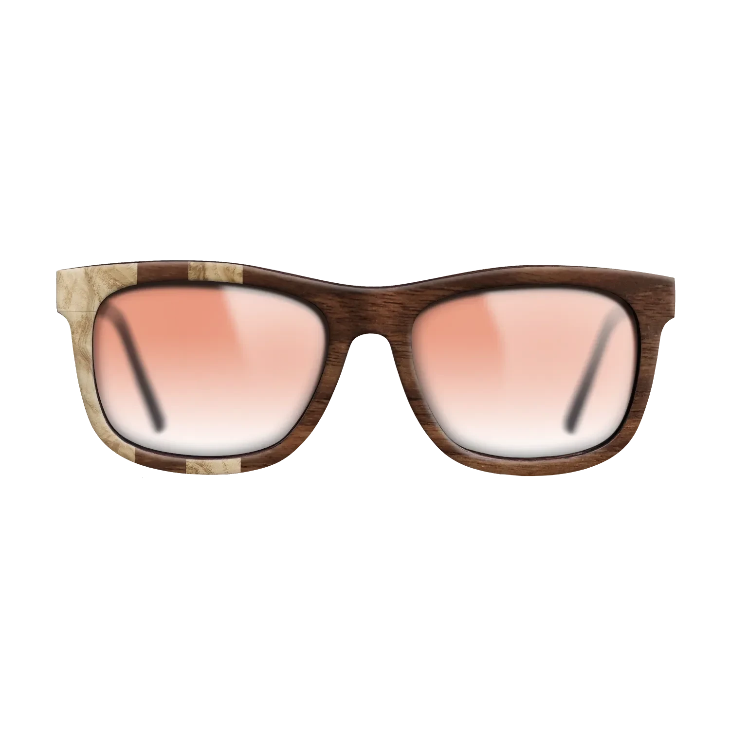 Olive Burl,Walnut Claro Dark: Splice - The Hero - Square - SIRIS wood optic