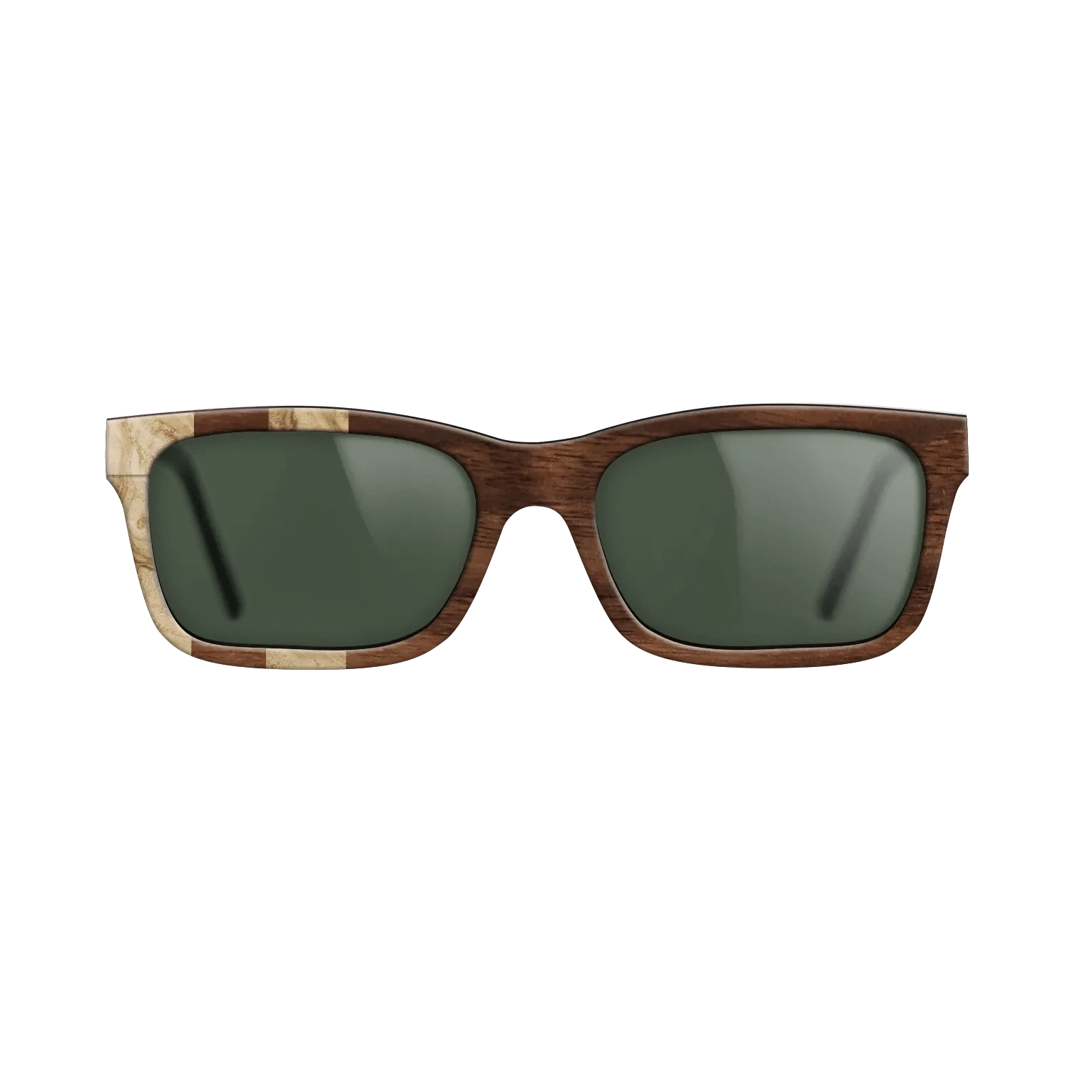 Olive Burl,Walnut Claro Dark: Splice - The Sage - Rectangle - SIRIS wood optic